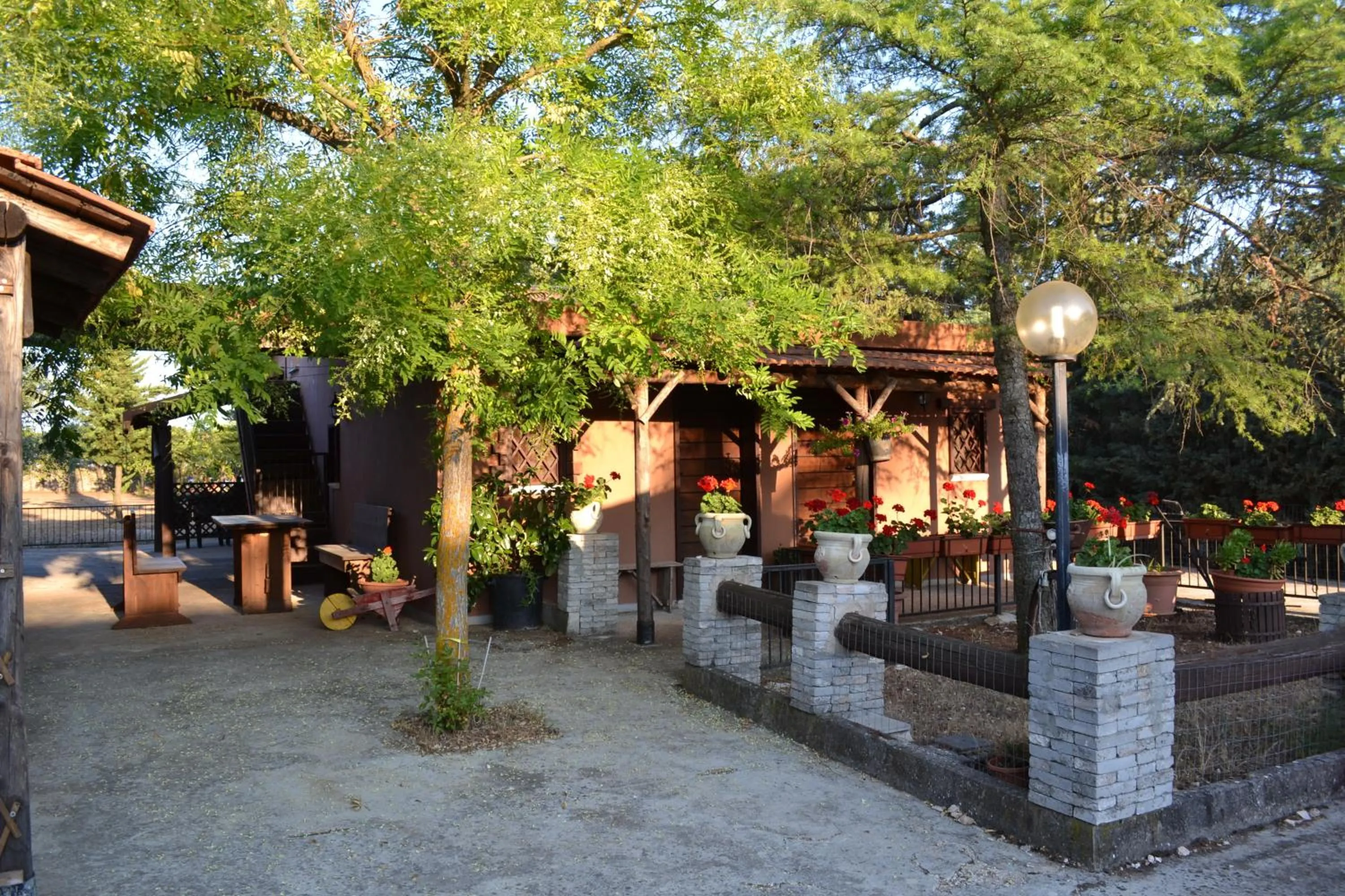 Patio in B&B Le Stagioni