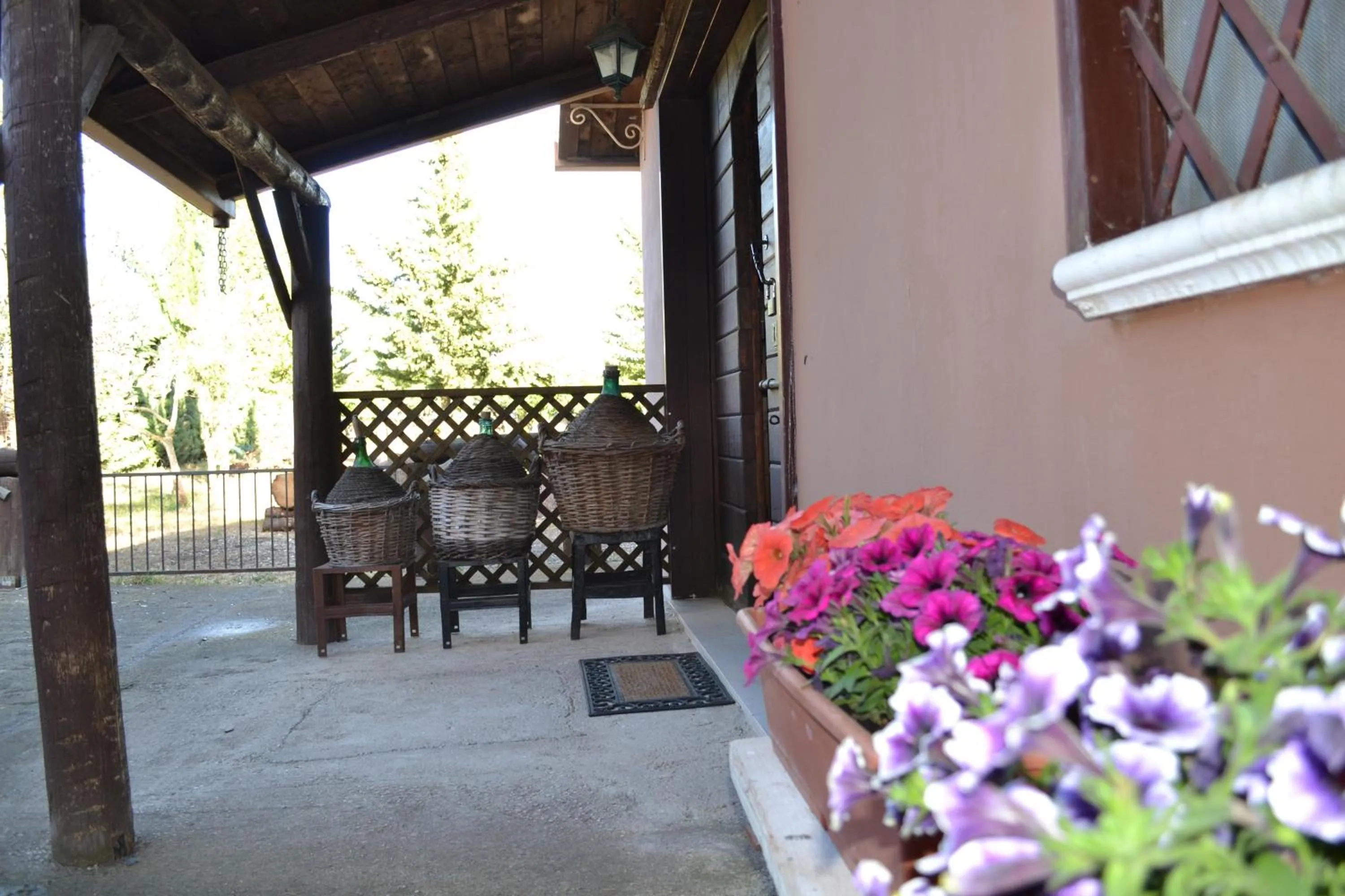 Patio in B&B Le Stagioni