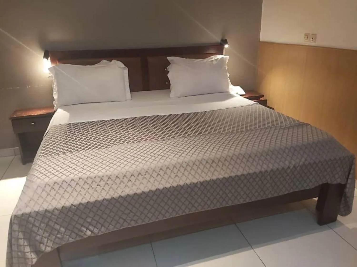 Bed in Hotel Carmel Cocody