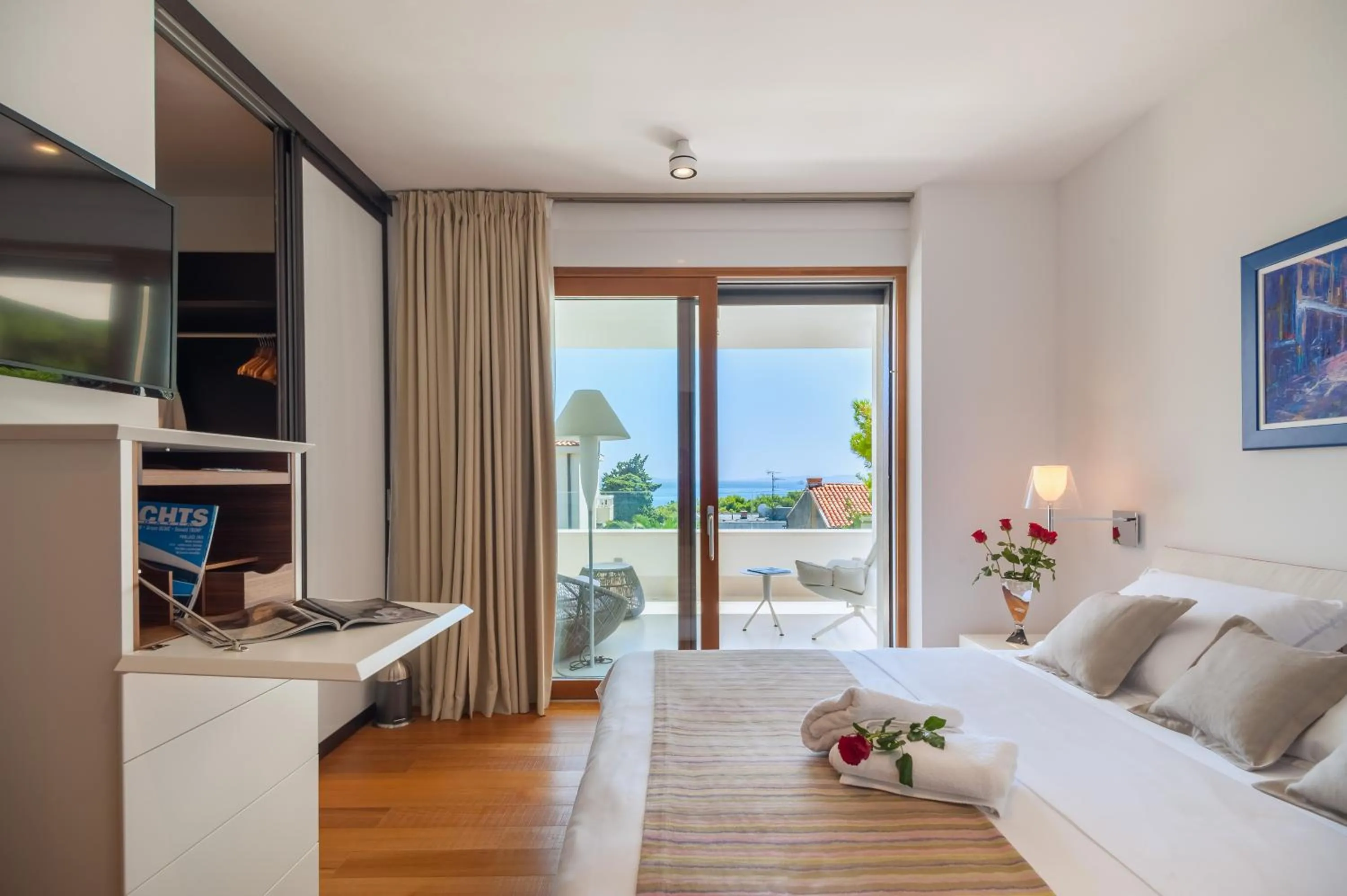 View (from property/room), Bed in Alba Residence