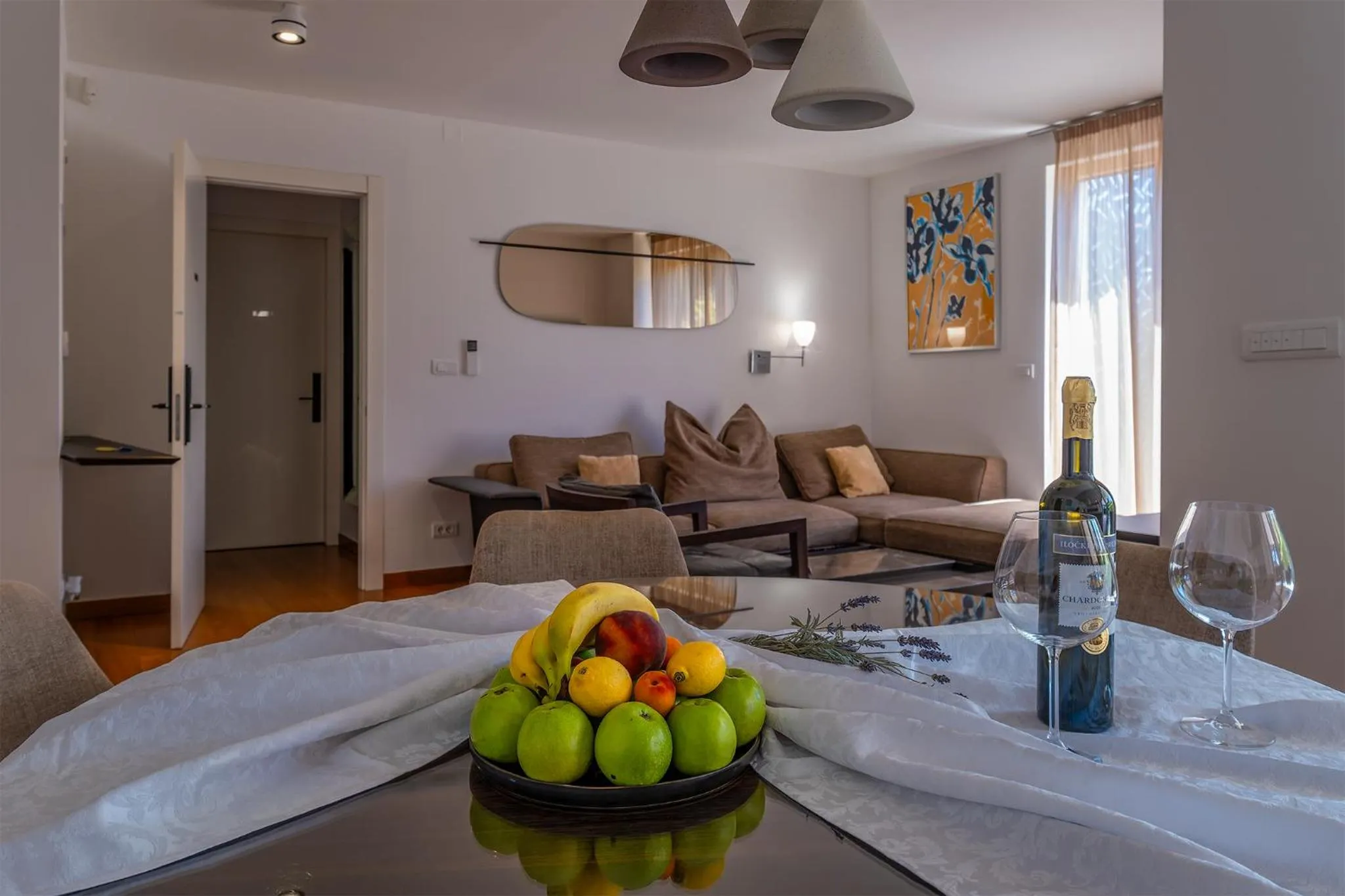 Living room in Alba Residence