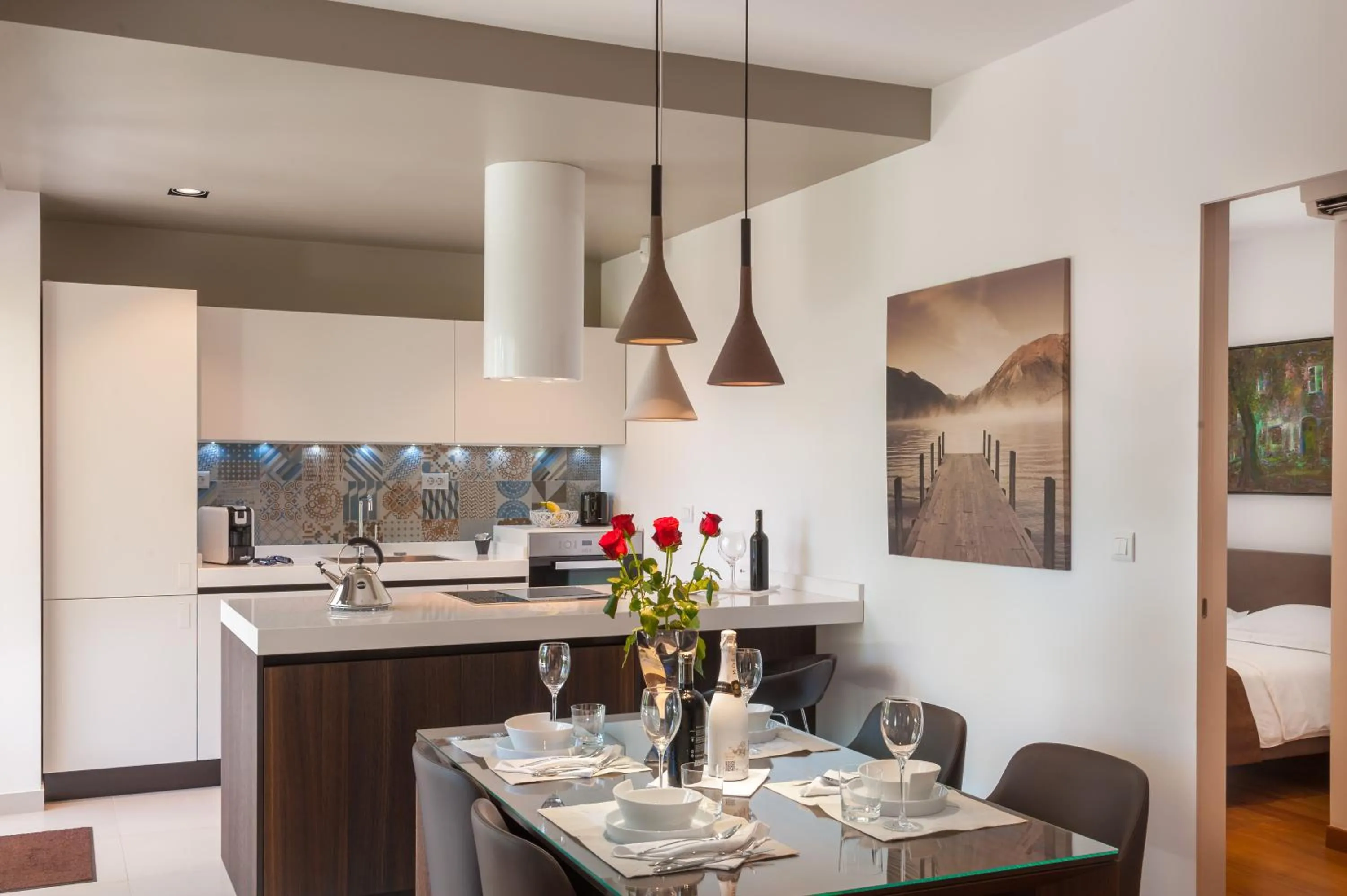 kitchen in Alba Residence