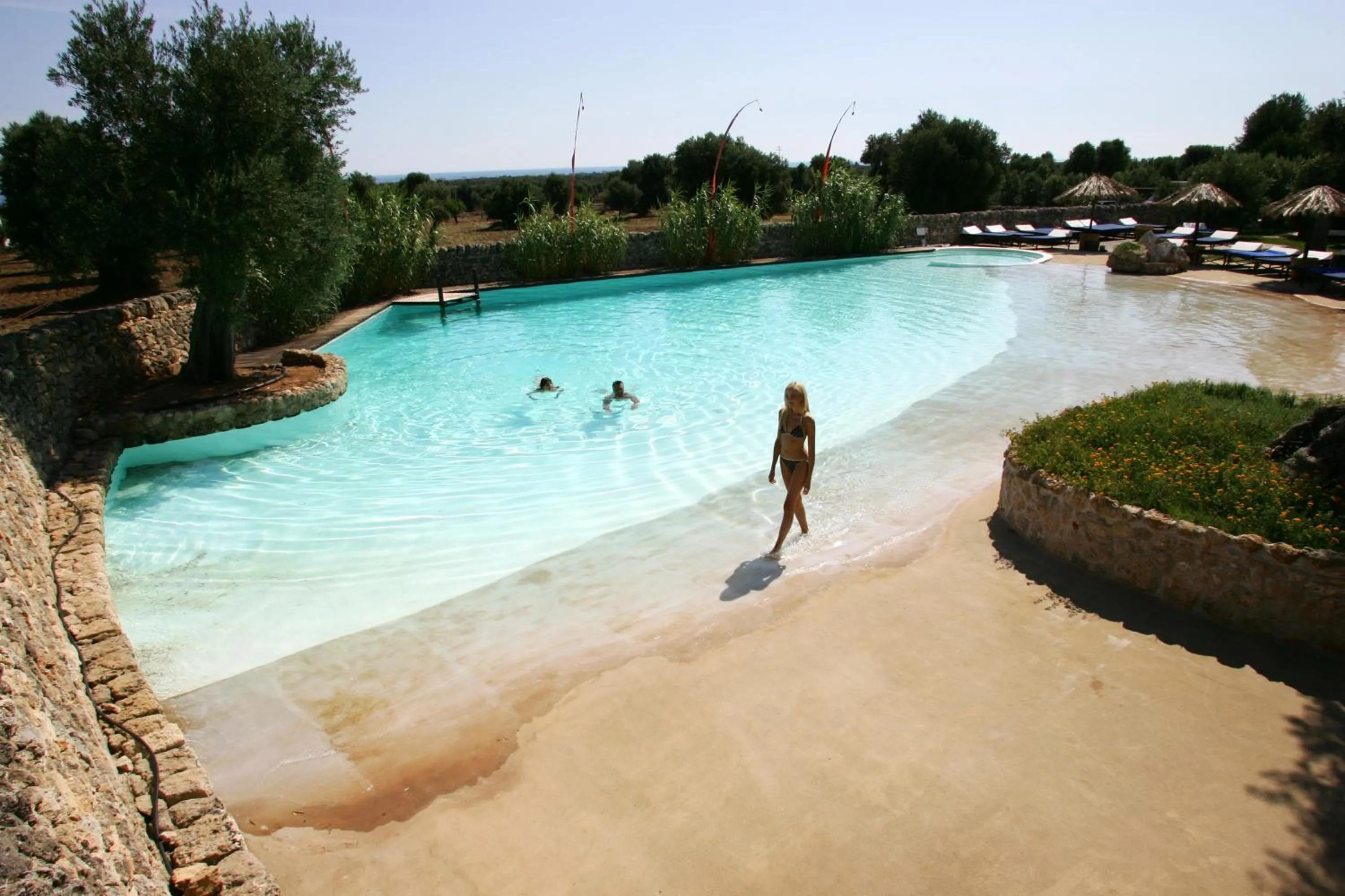 Swimming pool in Masseria Torre Coccaro