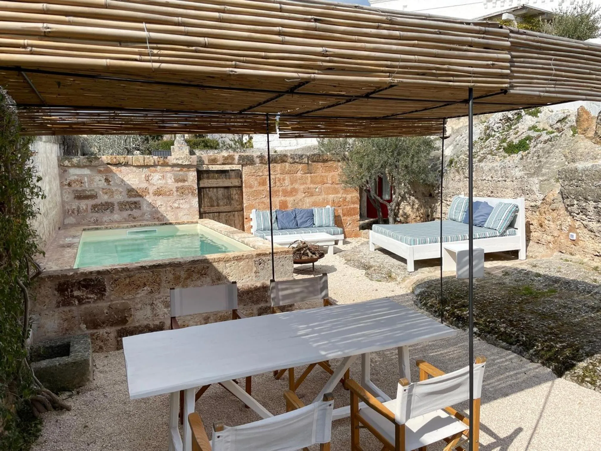 Patio in Masseria Torre Coccaro