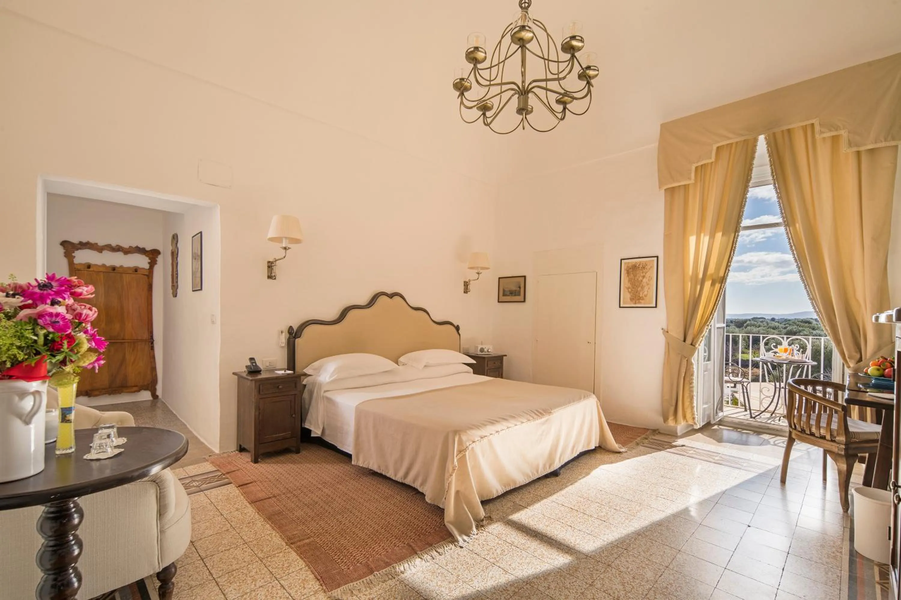 Bedroom, Bed in Masseria Torre Coccaro