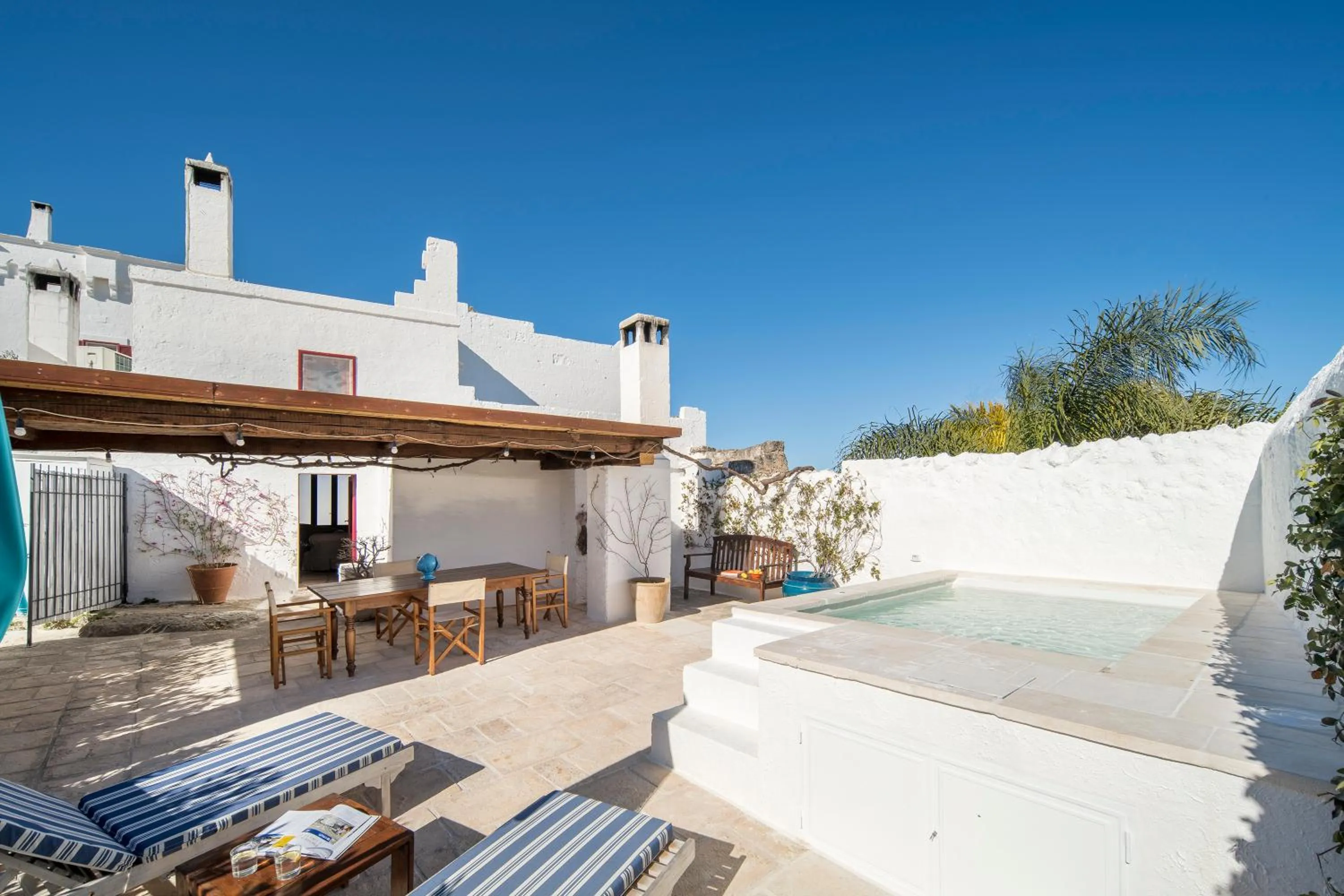 Patio in Masseria Torre Coccaro