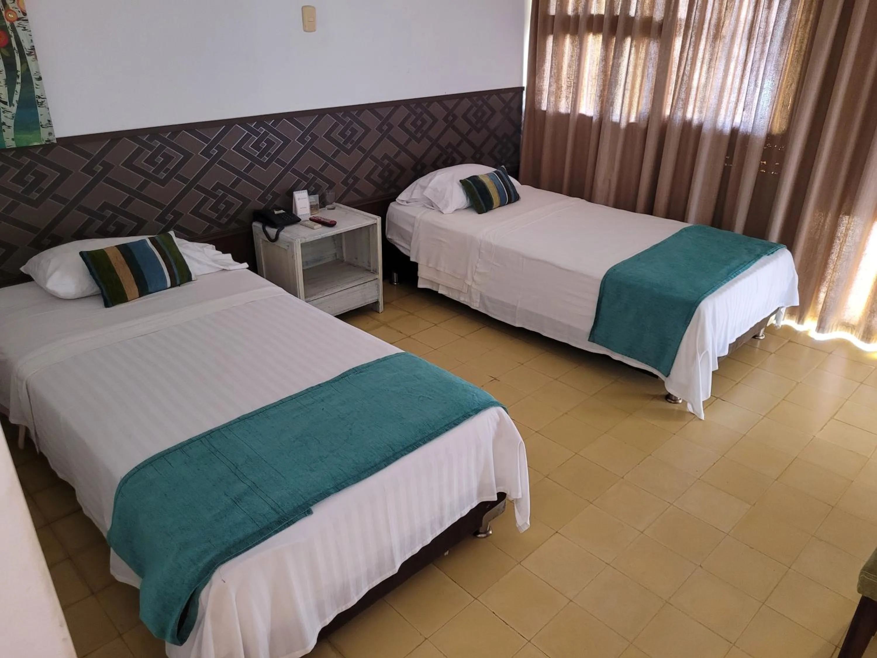 Bed in Hotel Gimaura