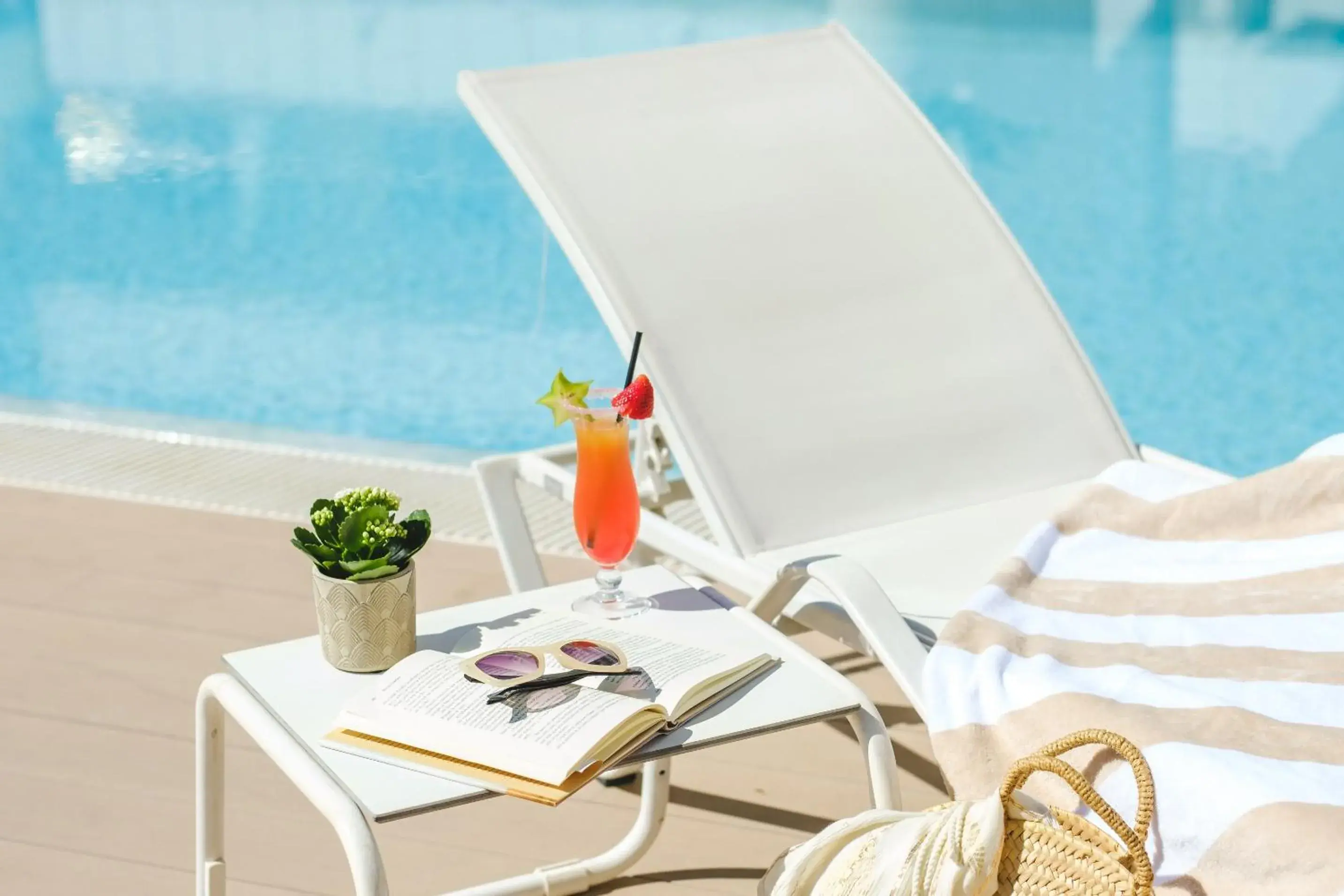 sunbed in Welikehotel Triton Beach sunbed in Welikehotel Triton Beach