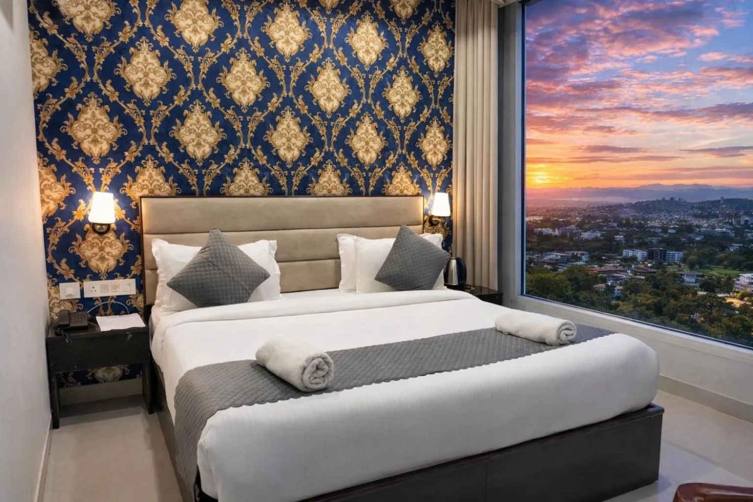 Bed in Hotel Lycoris