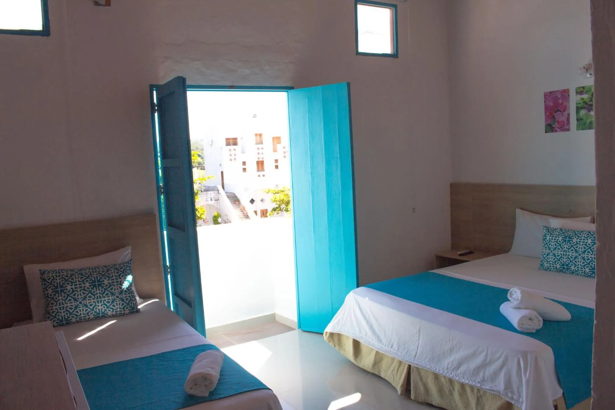 Bed in Hotel Aldea Plaza