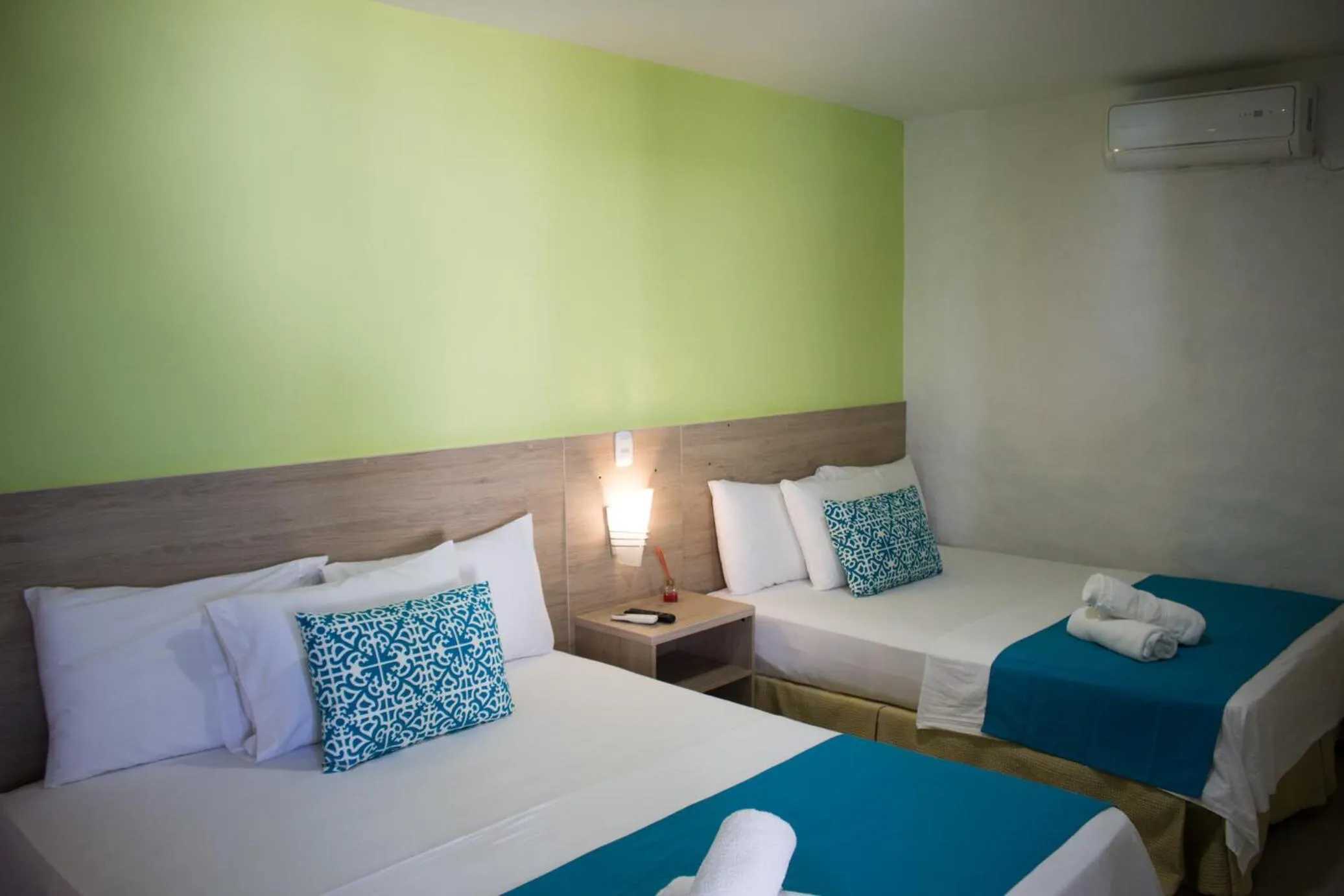 Bed in Hotel Aldea Plaza
