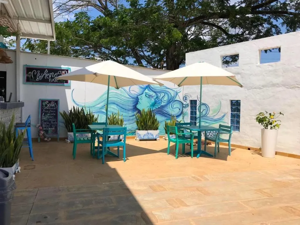 Lounge or bar in Hotel Aldea Plaza