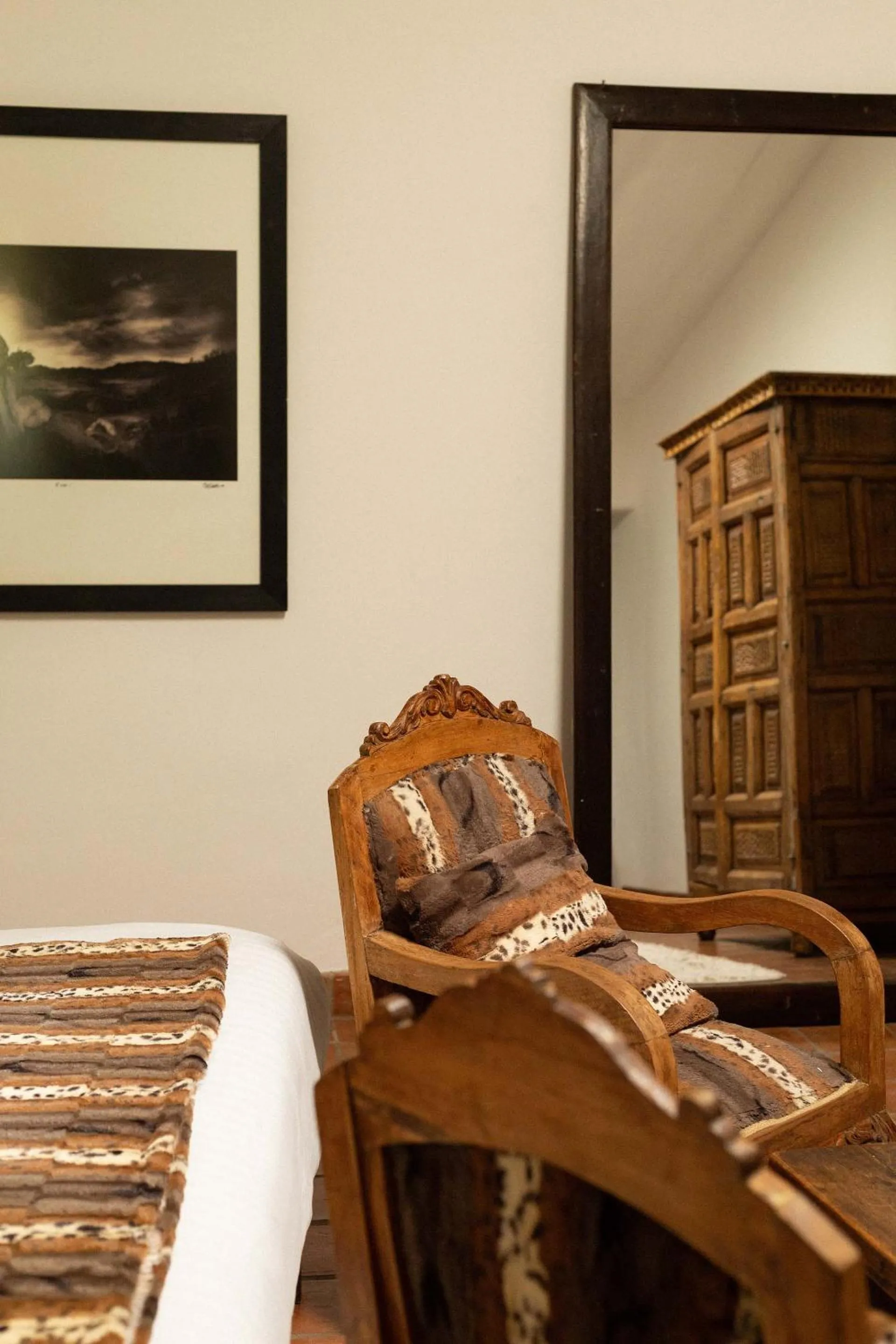 Seating area, Bed in Andean Wings Valley