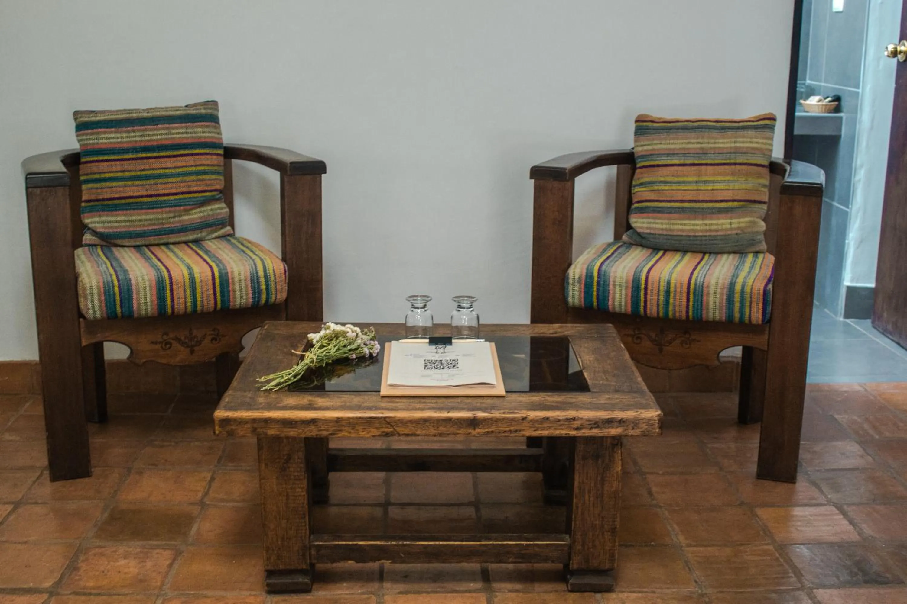 Seating area in Andean Wings Valley