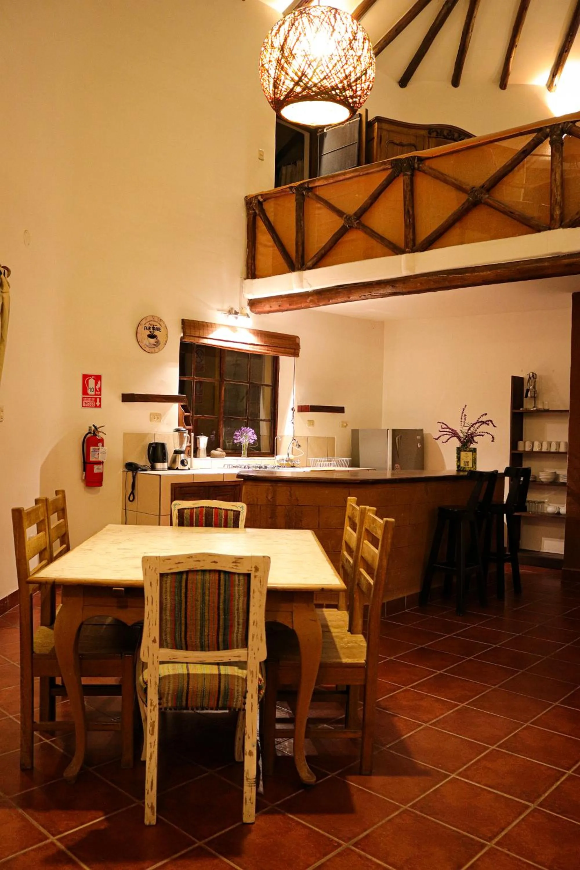 Dining area in Andean Wings Valley