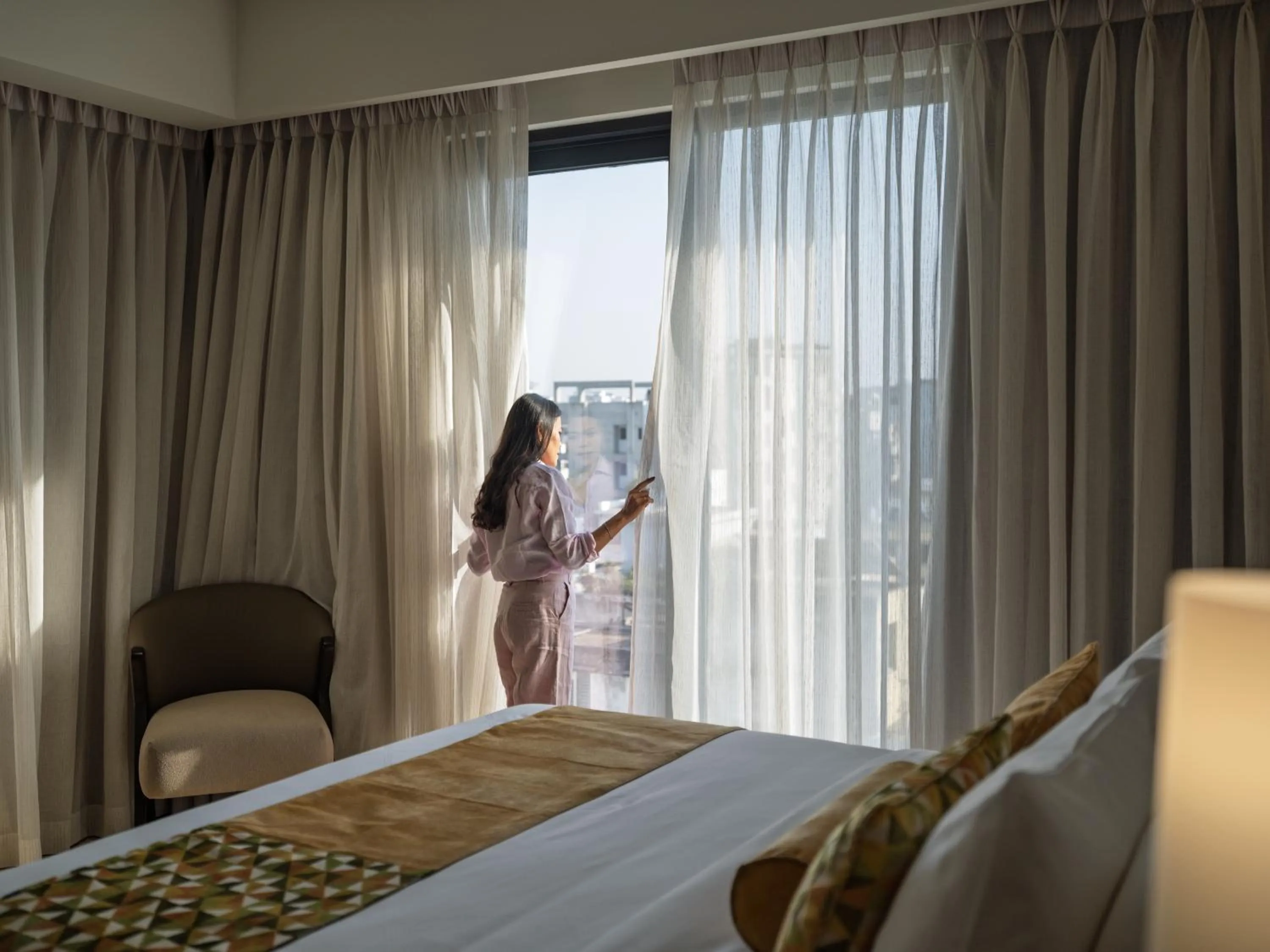 Balcony/Terrace, Bed in W Residence Living