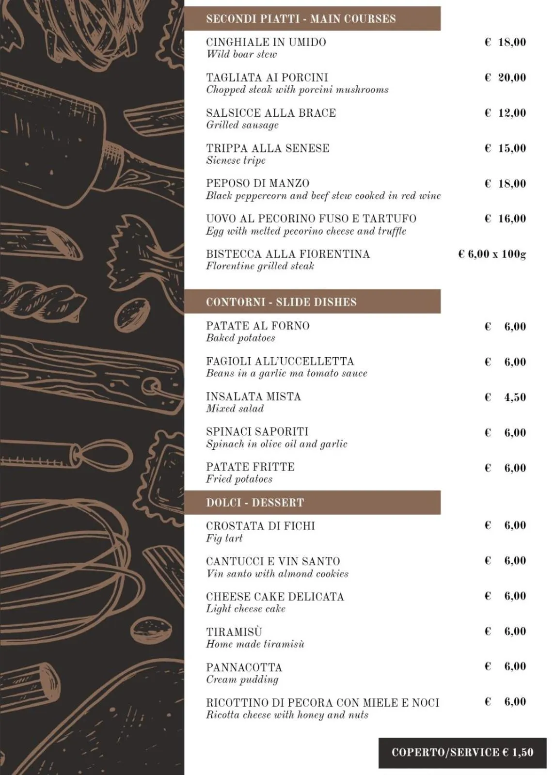 Restaurant/places to eat in Albergo Di Murlo