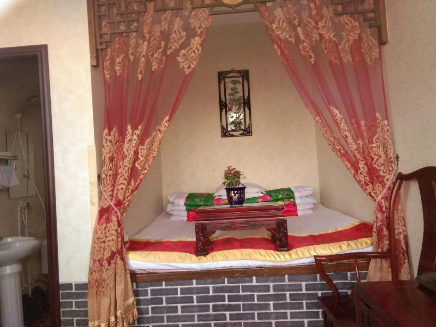 Bed in Pingyao Yan Family Homestay