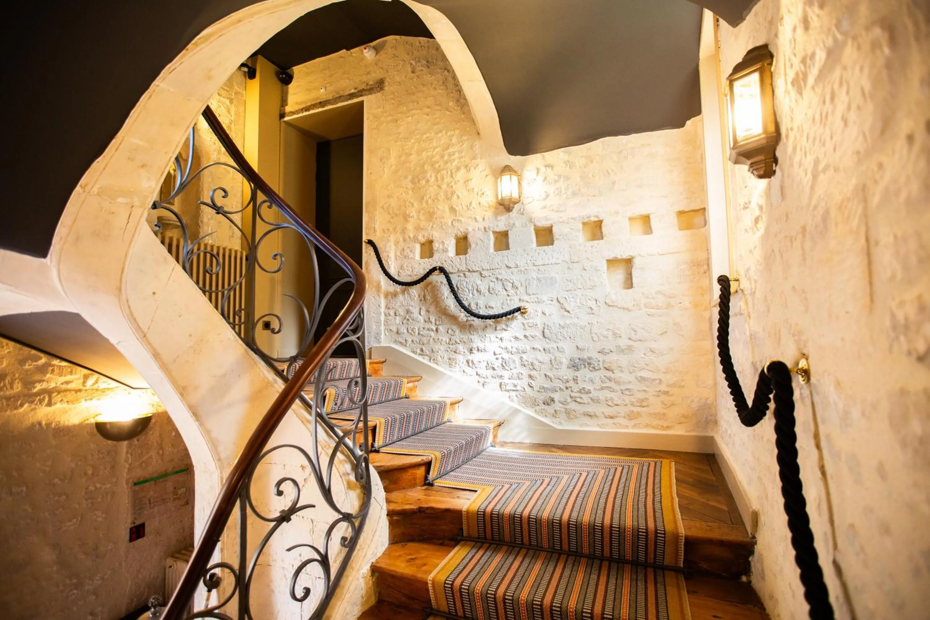 Decorative detail in Hôtel La Particulière