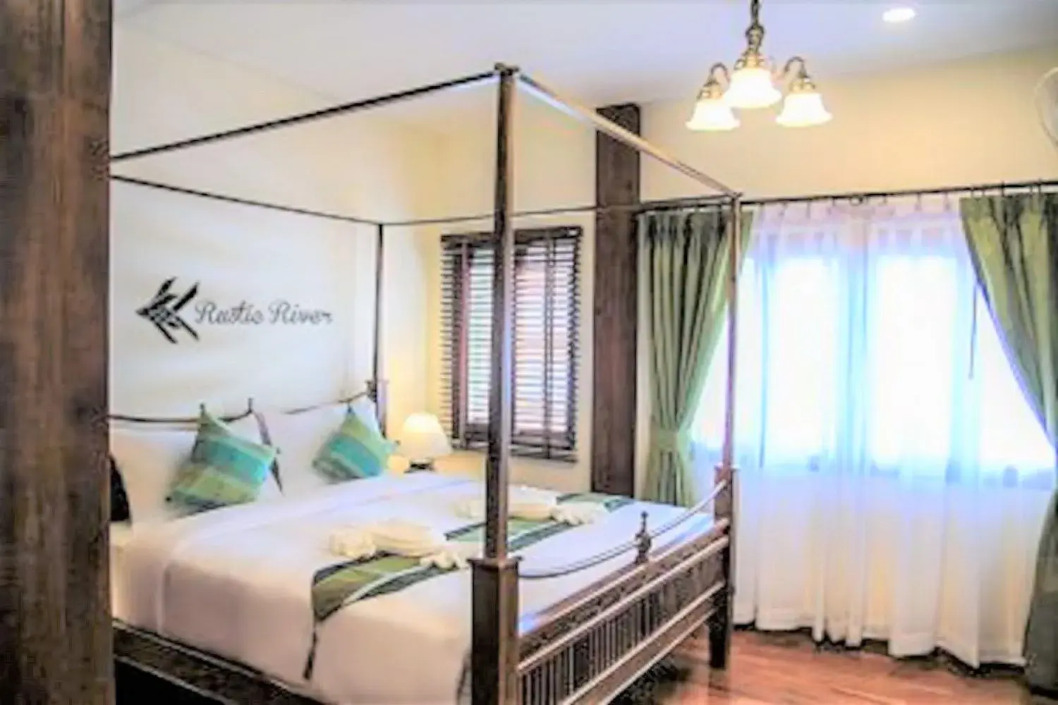 Bed in Rustic River Boutique Bed in Rustic River Boutique