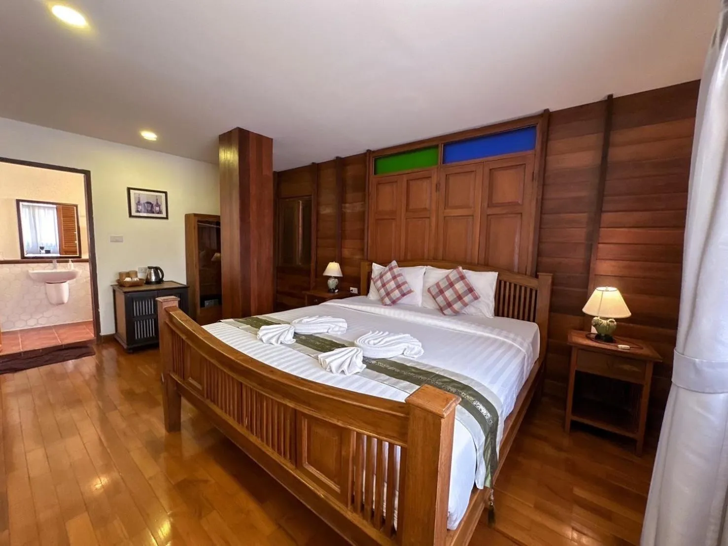 Bed in Rustic River Boutique