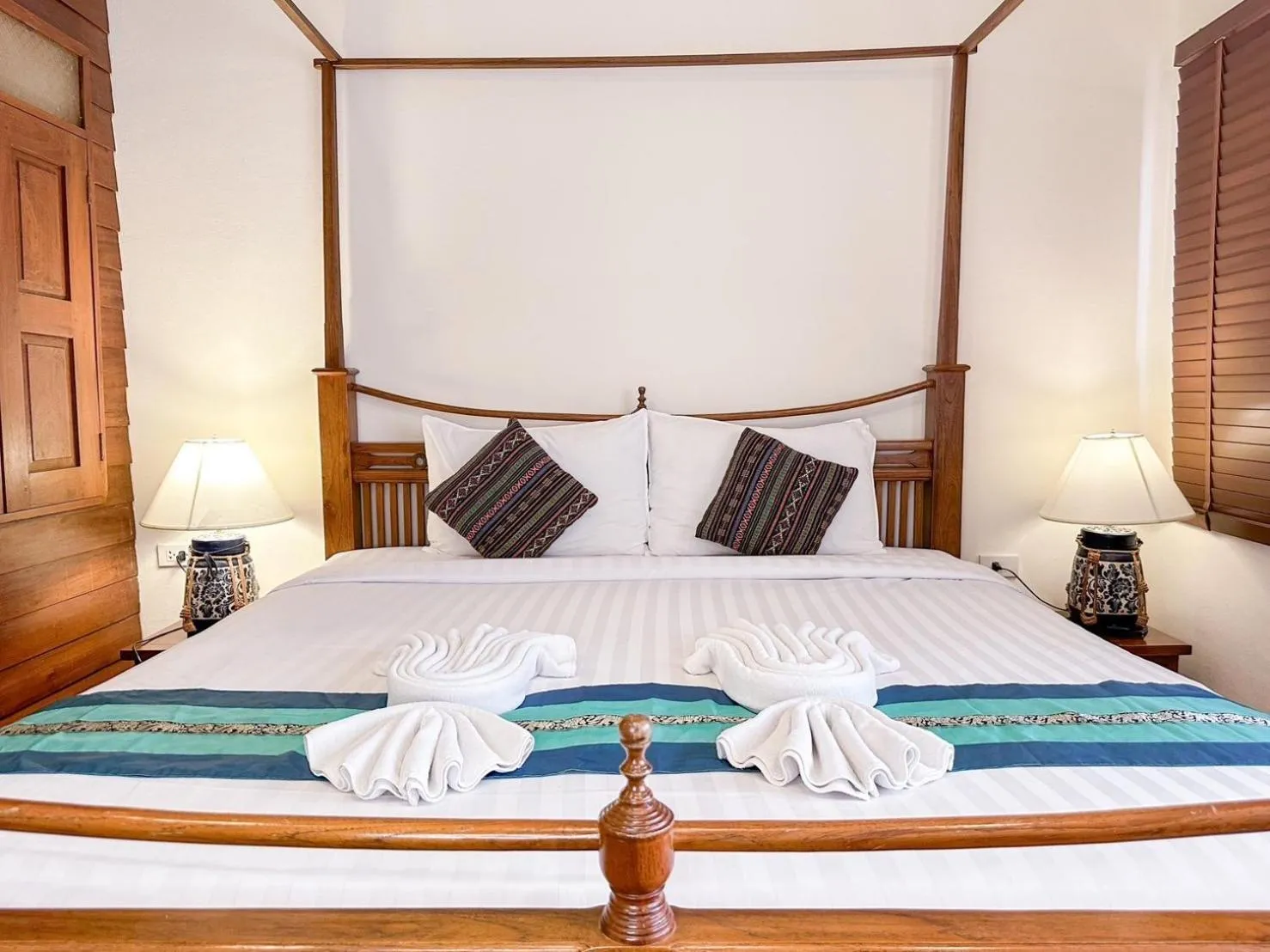 Bed in Rustic River Boutique