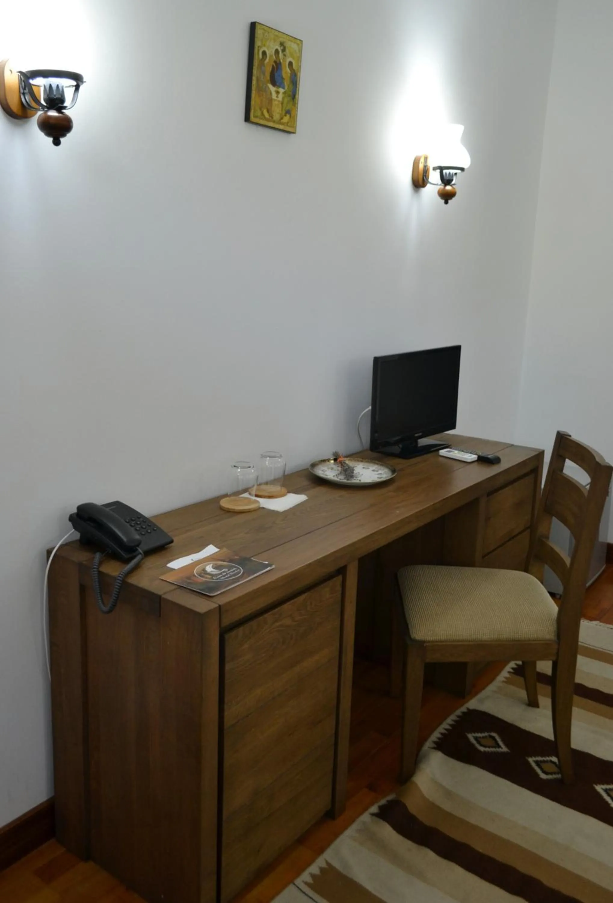 Decorative detail in Casa de Oaspeți Sfântul Nicolae