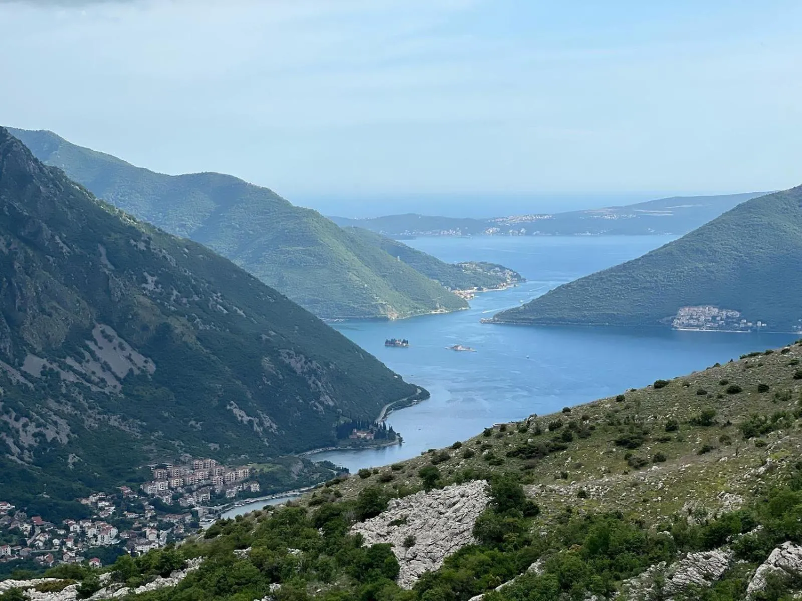 Natural landscape in Risan Bay