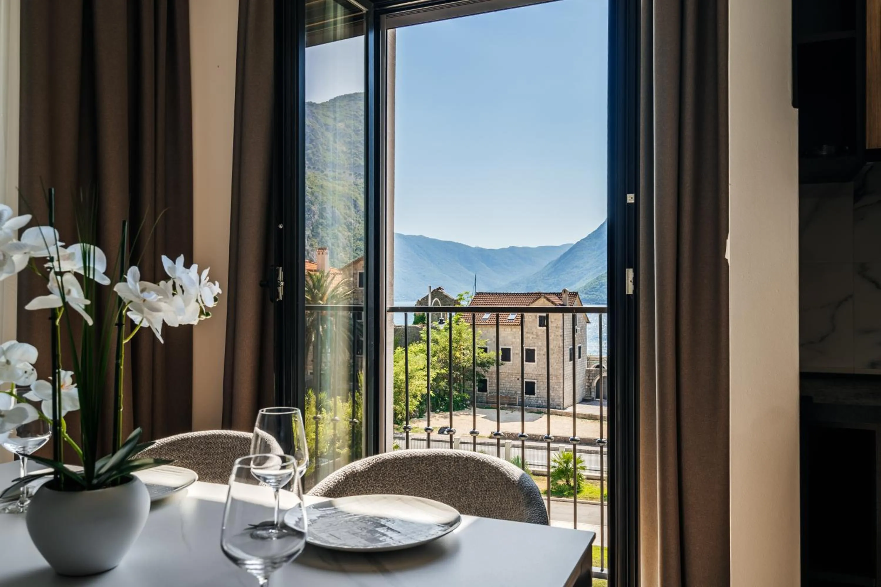 View (from property/room) in Risan Bay