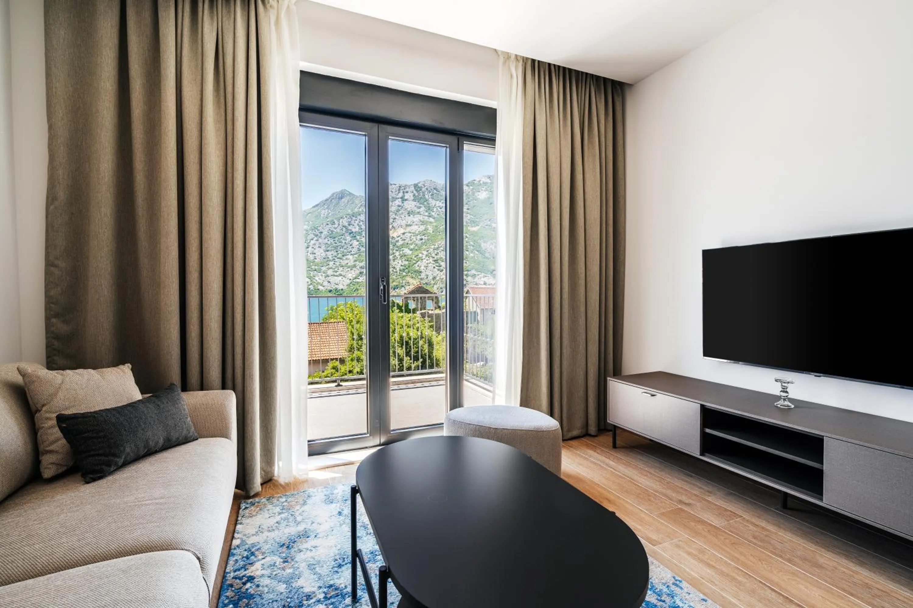Living room in Risan Bay