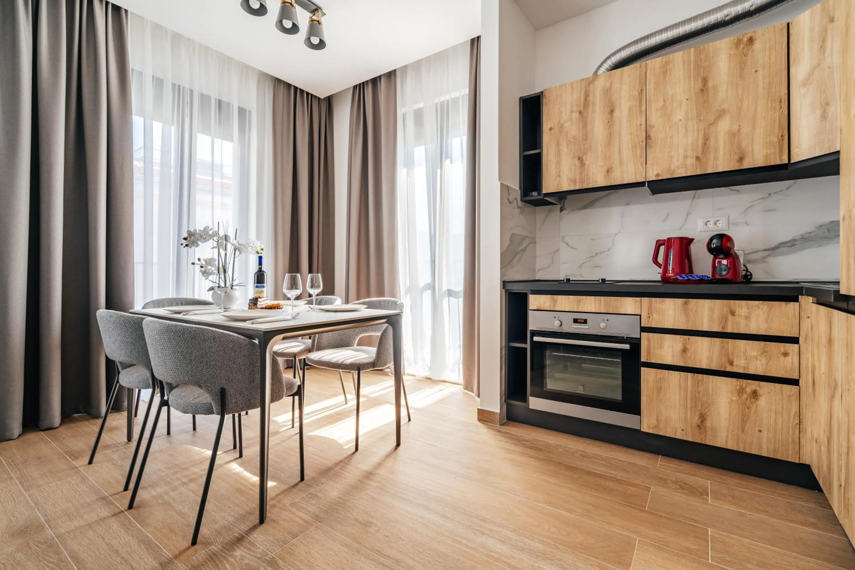 kitchen in Risan Bay