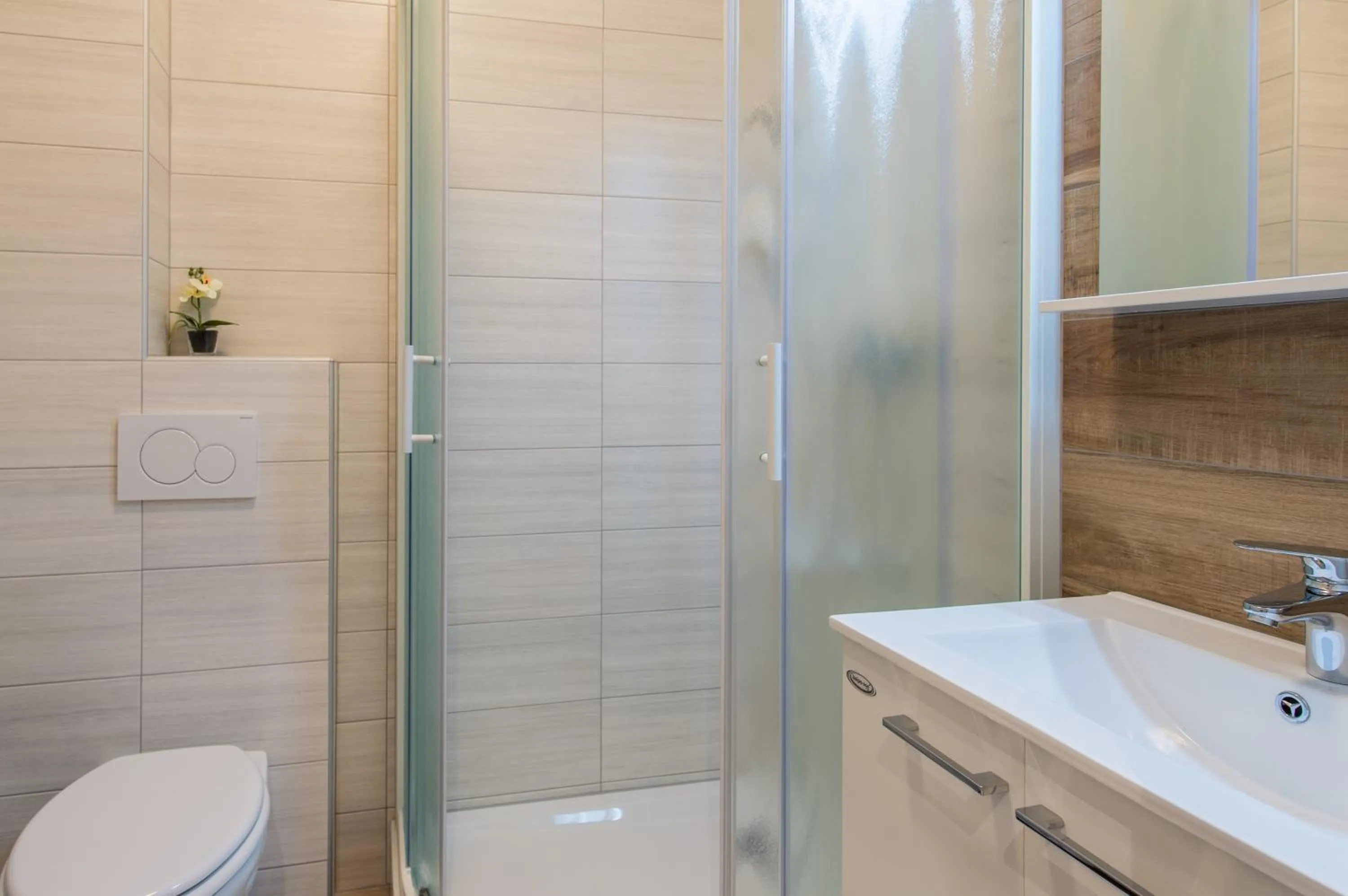 Bathroom in Hotel Pri mostu