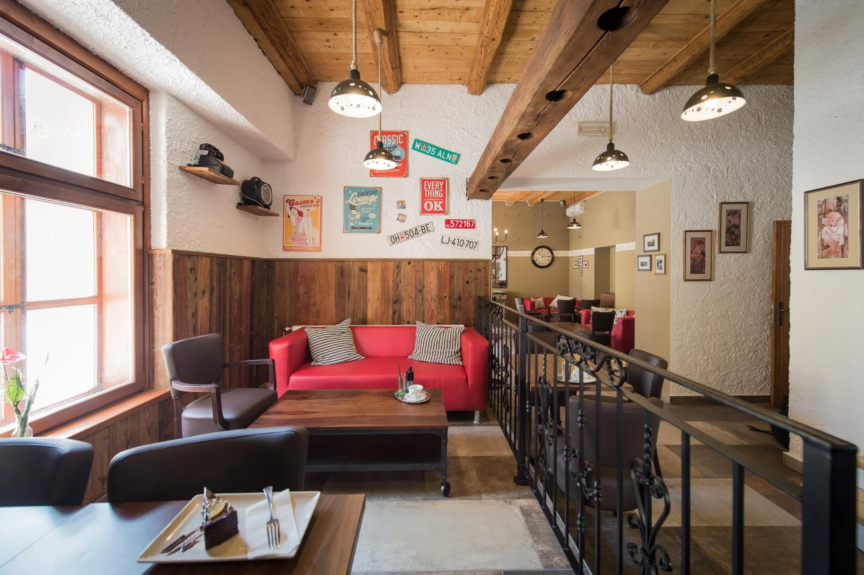 Lobby or reception in Hotel Pri mostu