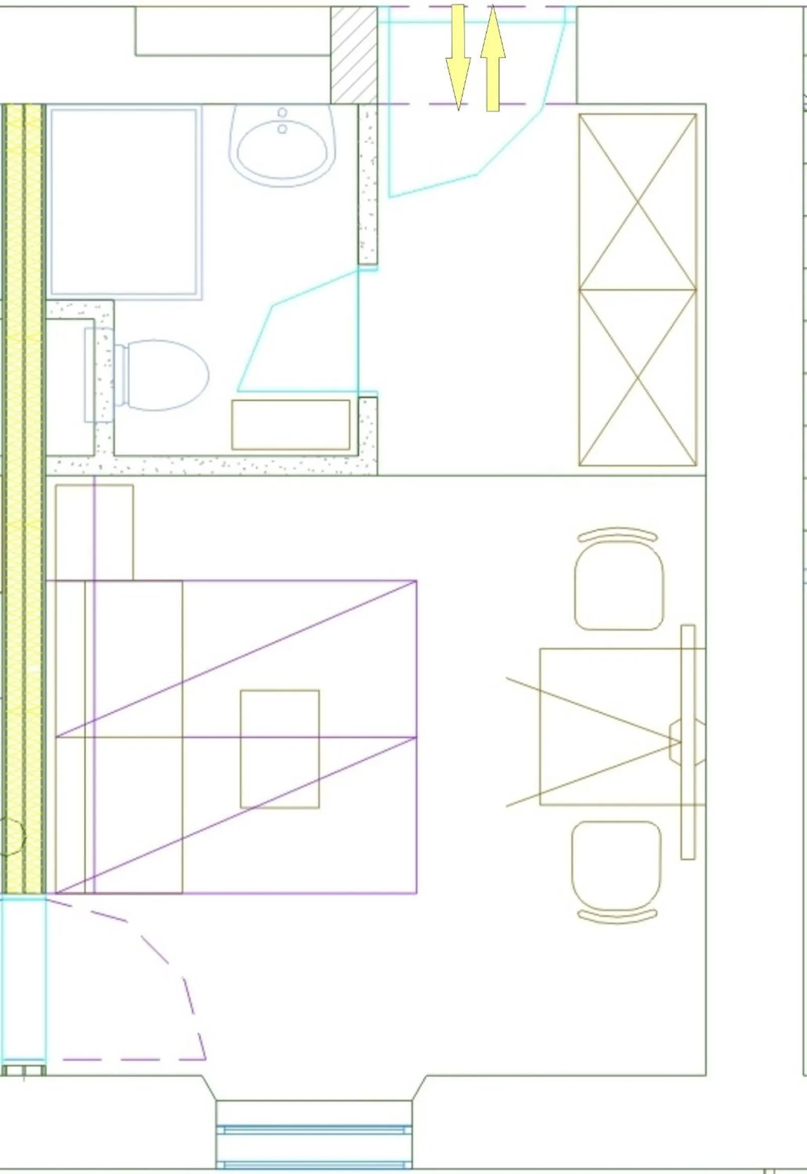 Floor plan in Hotel Pri mostu