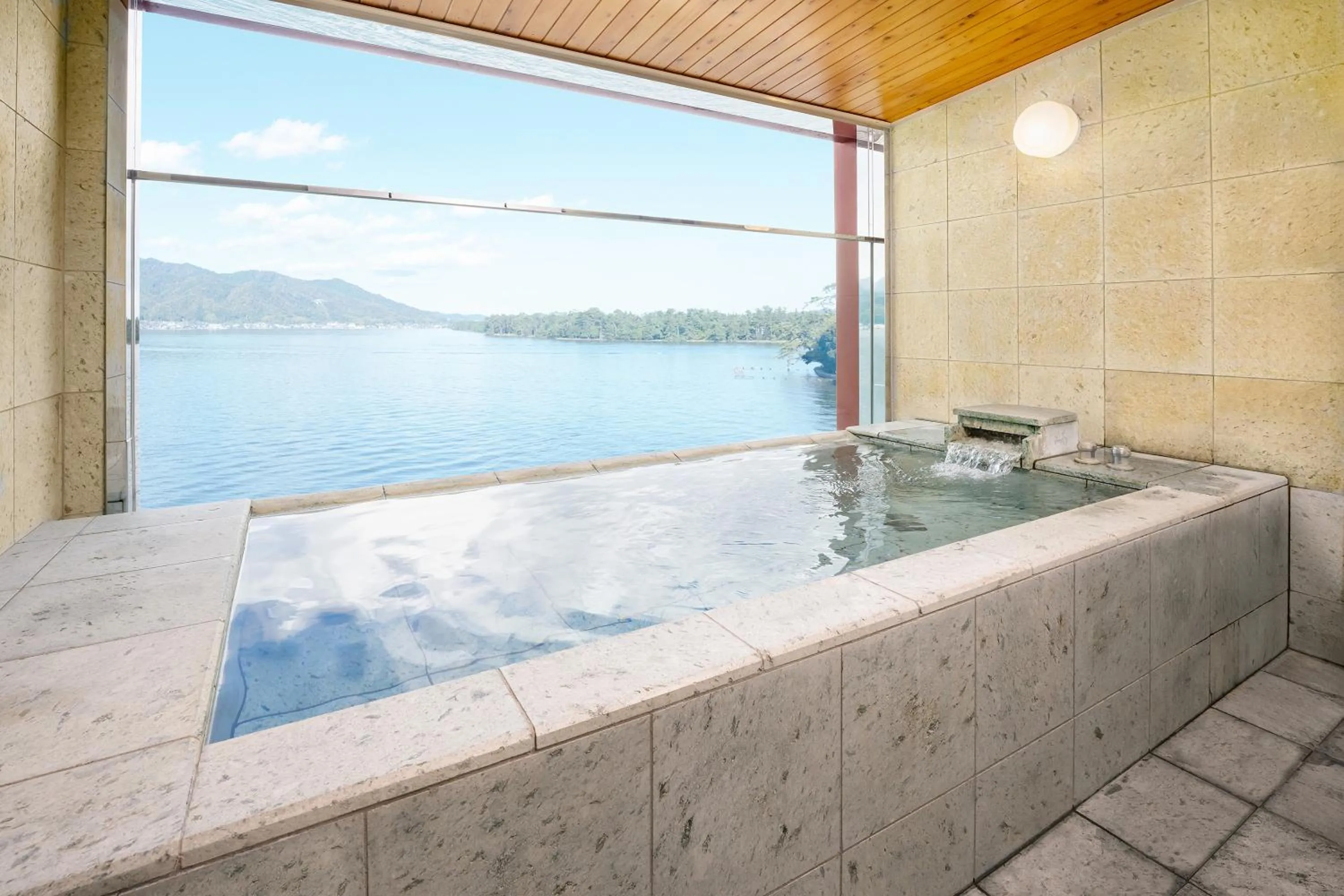 Open Air Bath in Amano Hashidate Hotel