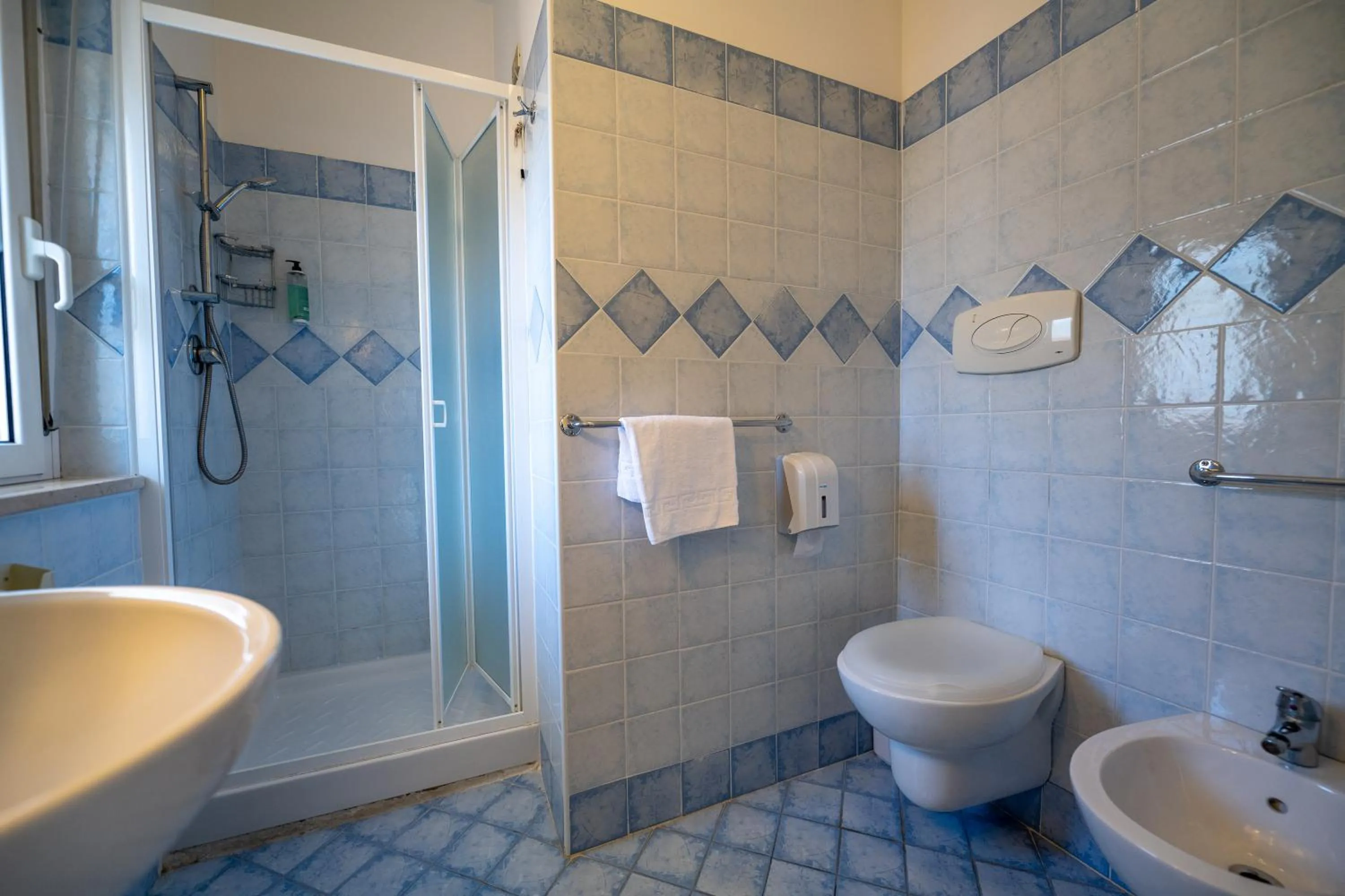 Shower in Di Matteo Hotel