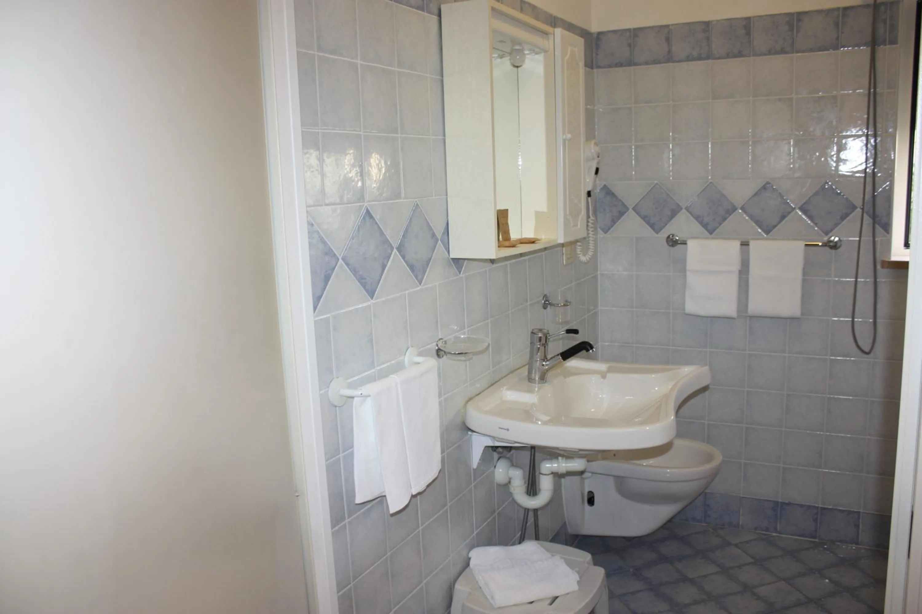 Shower in Di Matteo Hotel