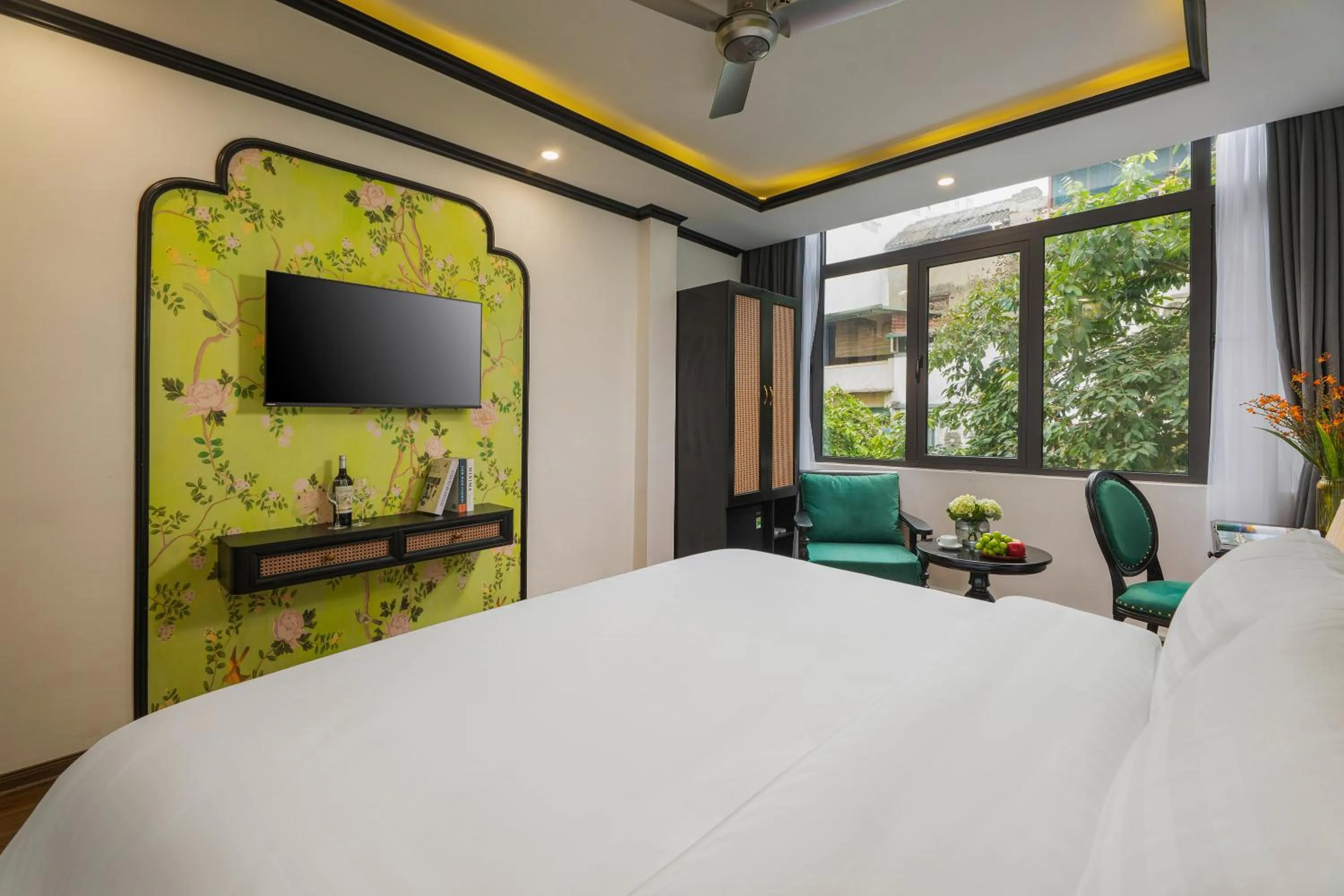 Bedroom, Bed in Hanoi Jasmine Premium Hotel & Travel