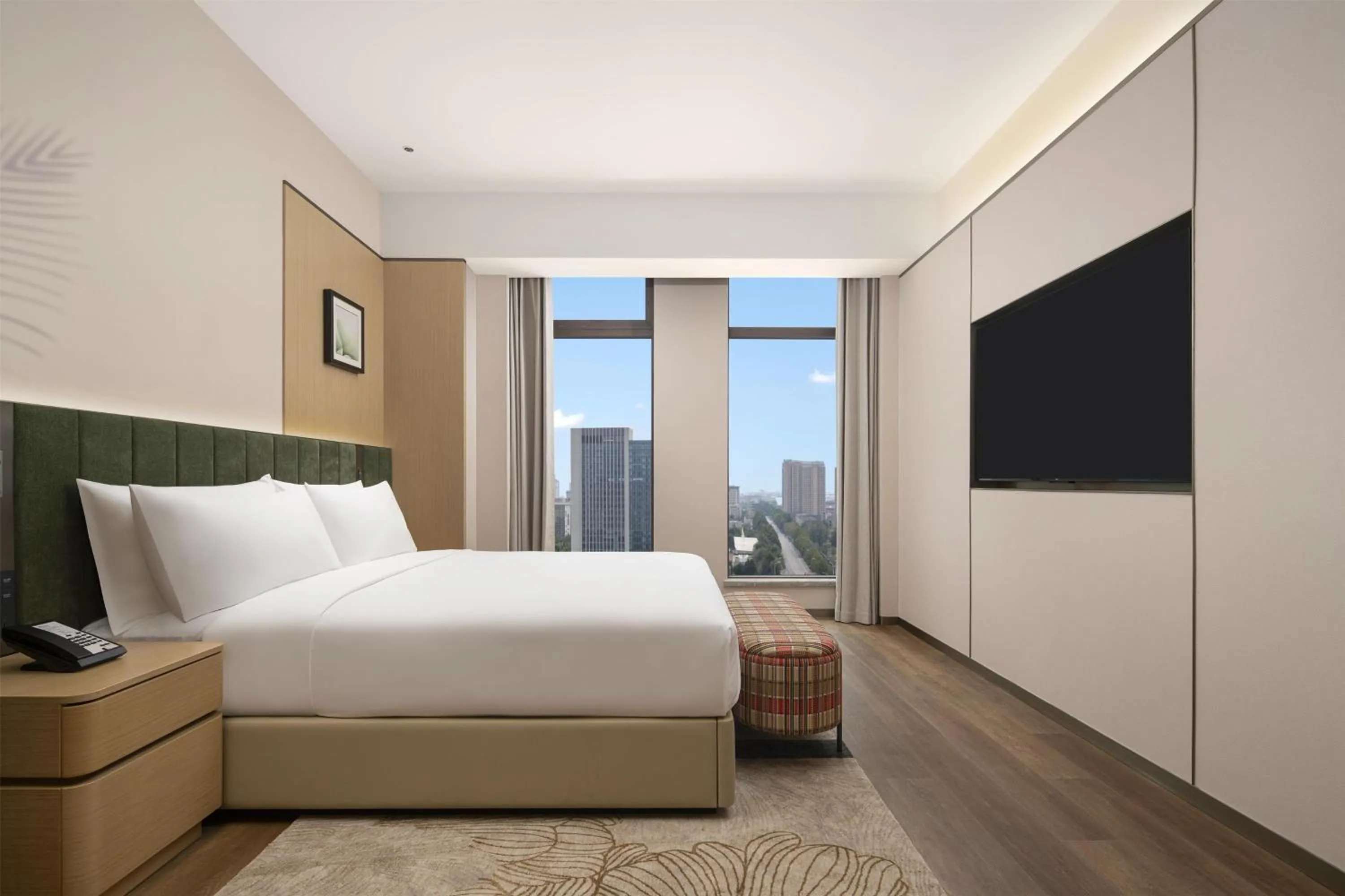 Bed in Hilton Garden Inn Linyi Shangcheng