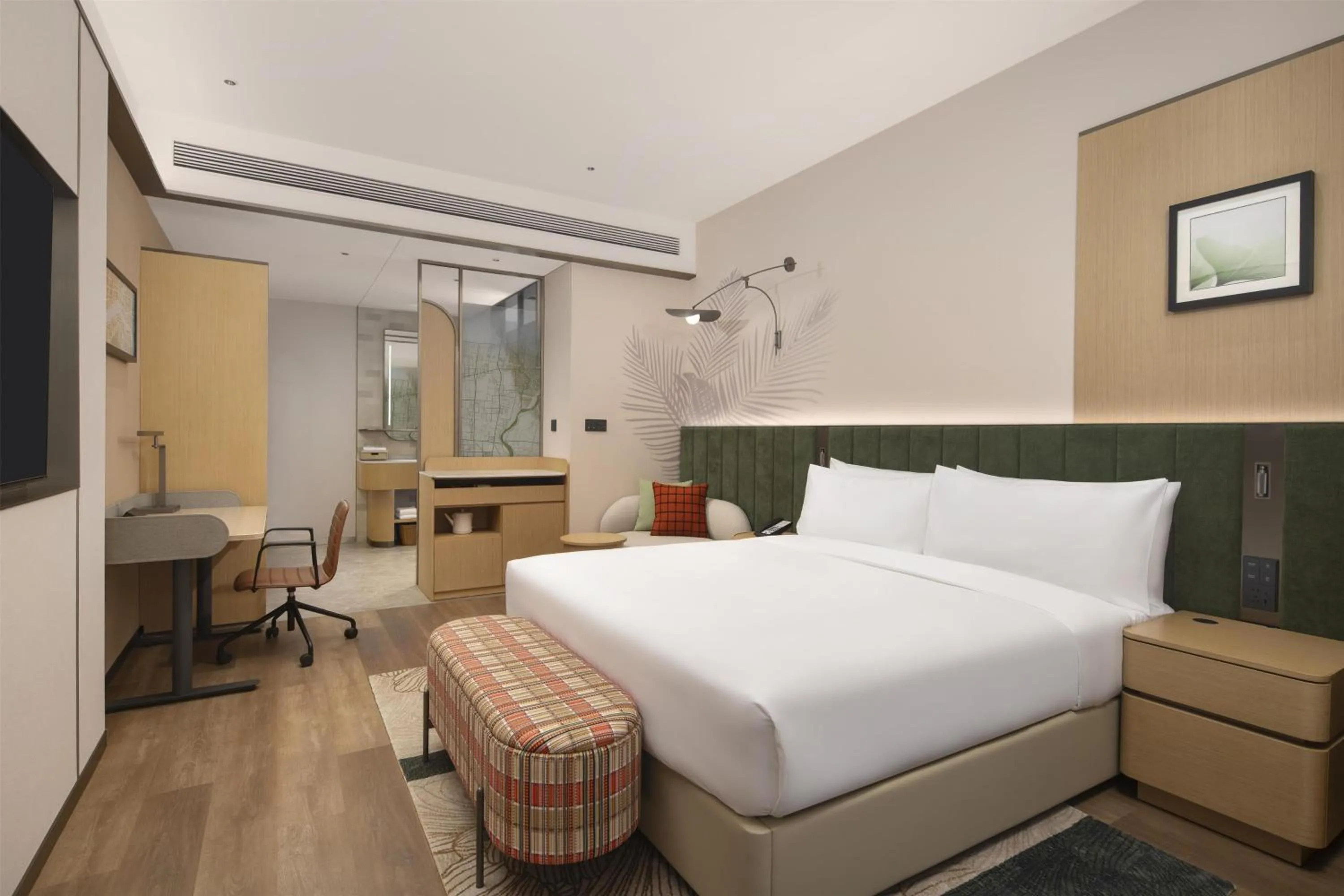 Bed in Hilton Garden Inn Linyi Shangcheng