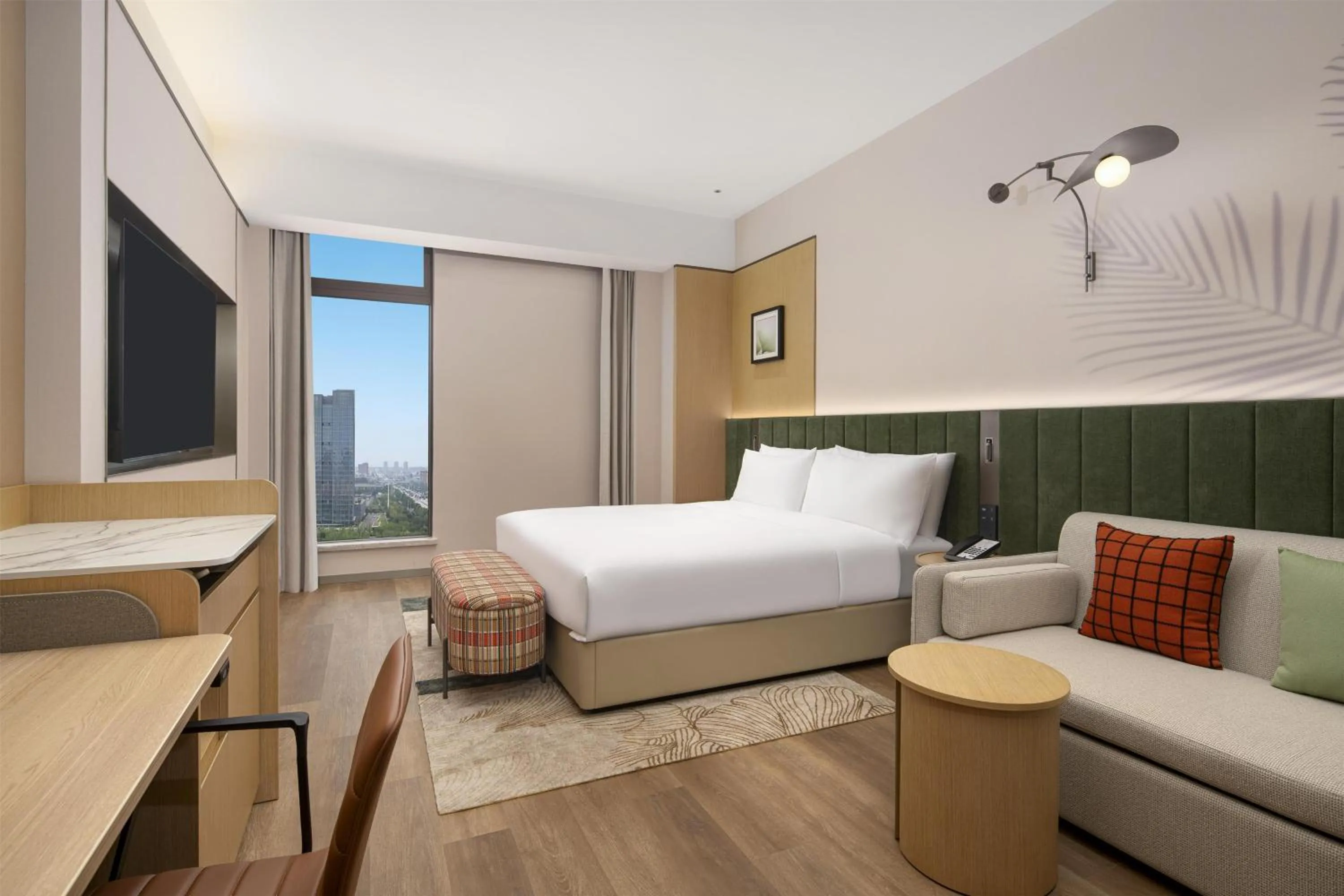 Bed in Hilton Garden Inn Linyi Shangcheng