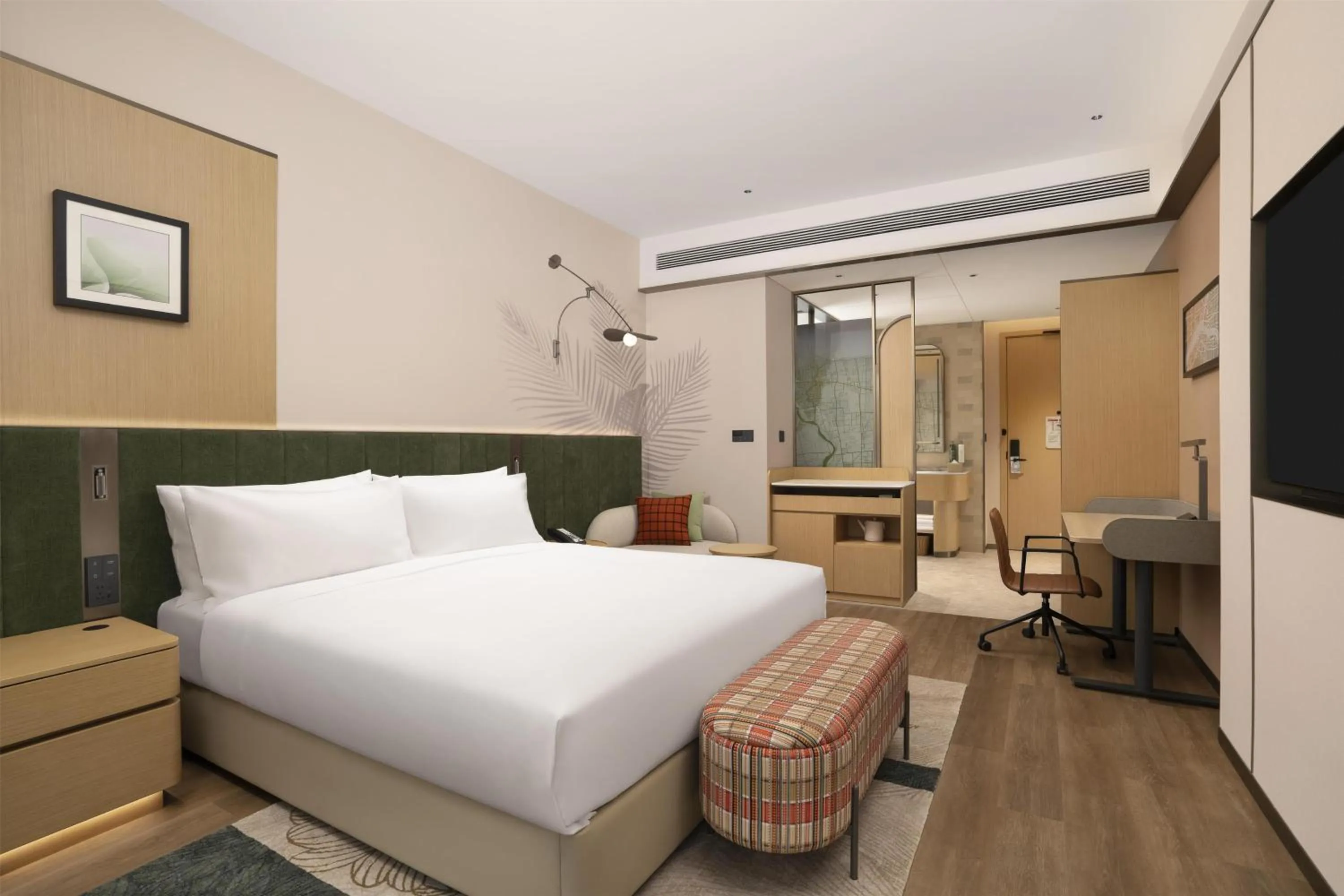 Bed in Hilton Garden Inn Linyi Shangcheng