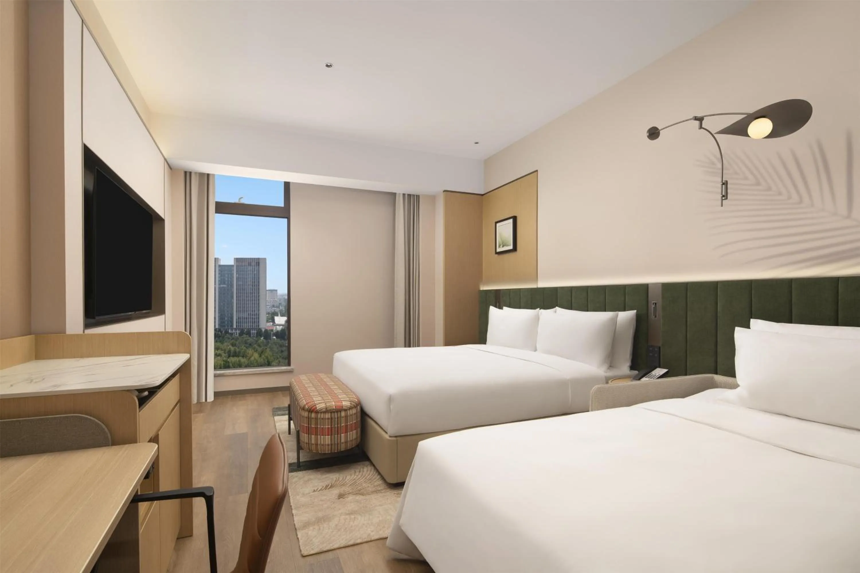 Bed in Hilton Garden Inn Linyi Shangcheng