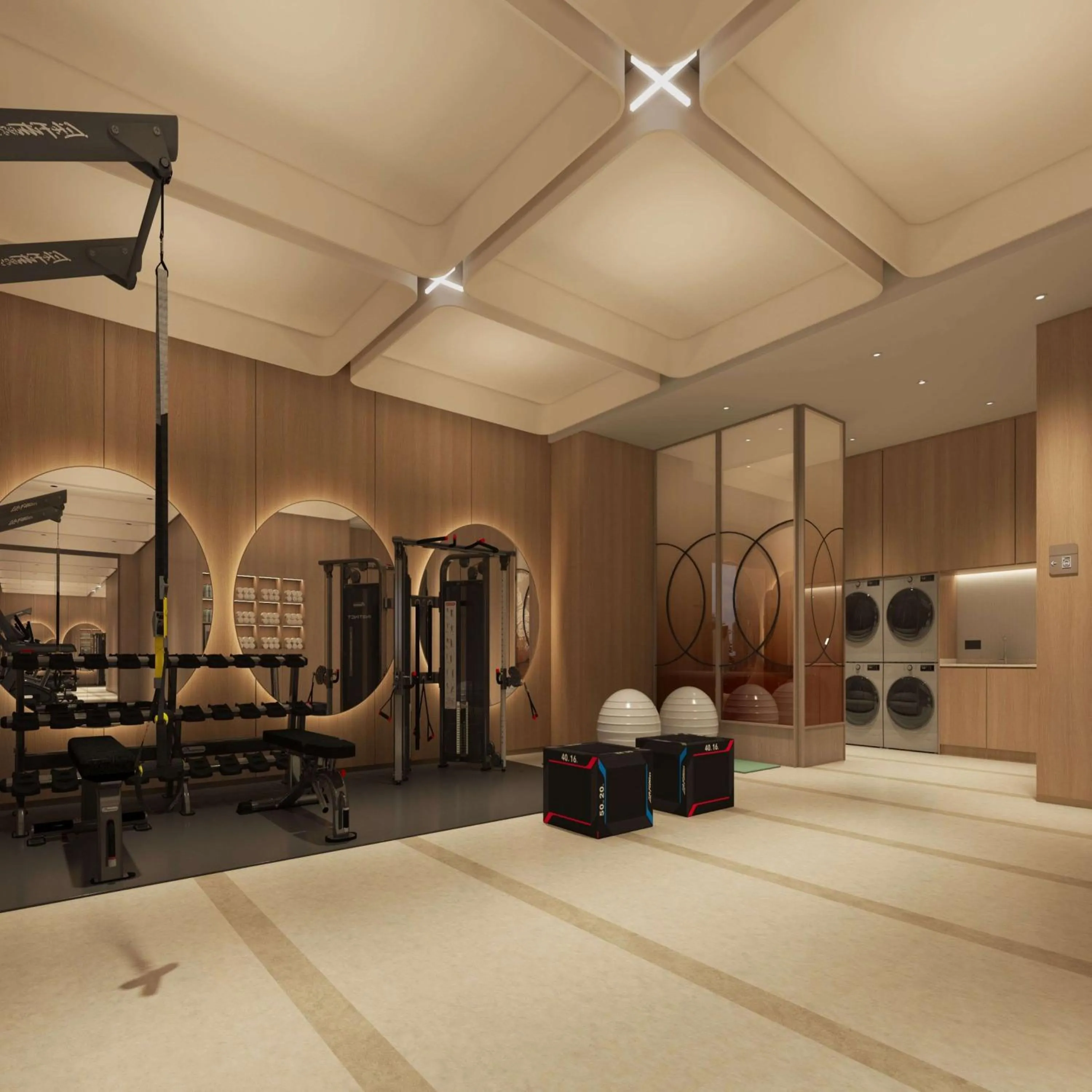 Fitness centre/facilities in Hilton Garden Inn Linyi Shangcheng