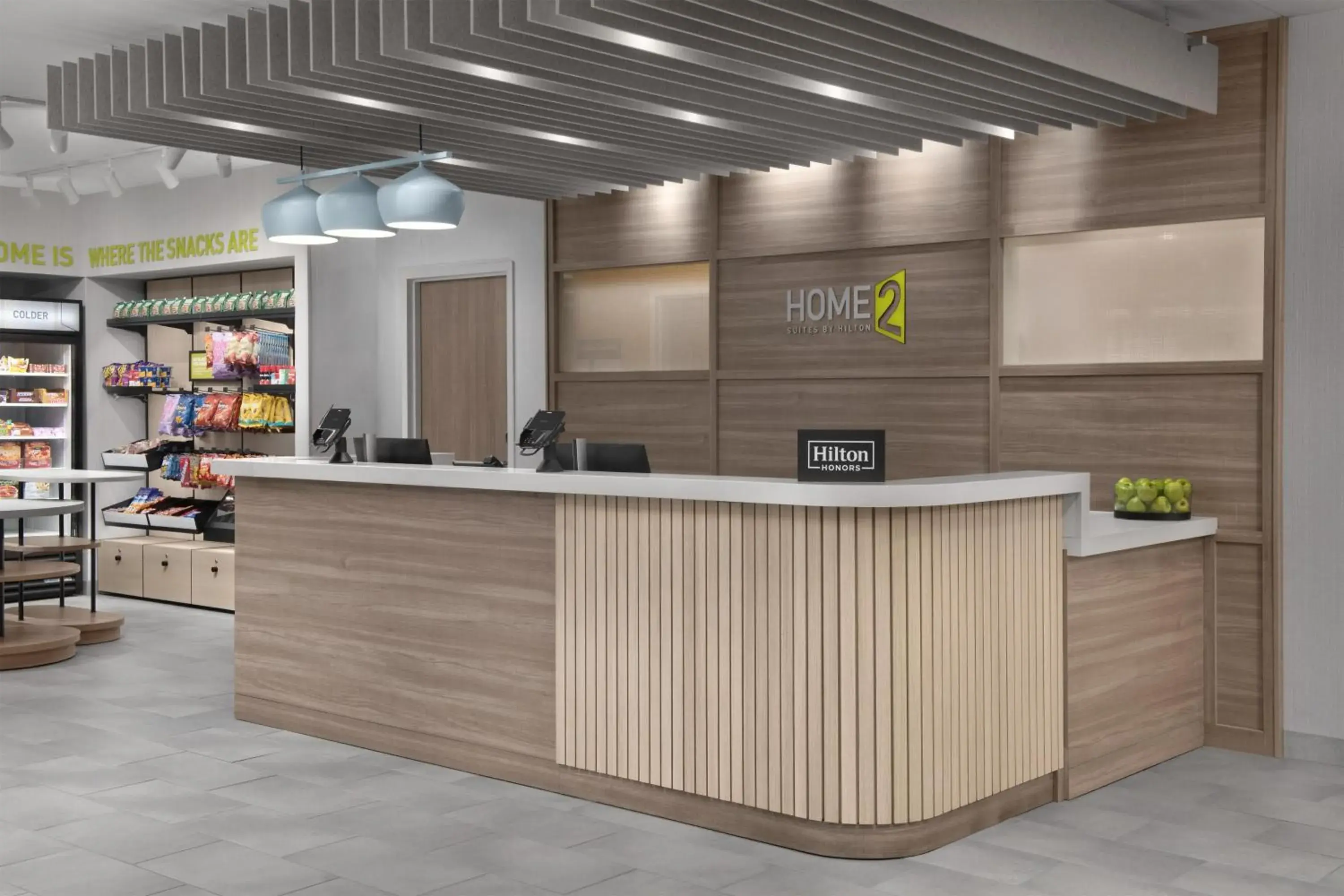 Lobby or reception in Home2 Suites By Hilton Syracuse Liverpool Airport Area Lobby or reception in Home2 Suites By Hilton Syracuse Liverpool Airport Area