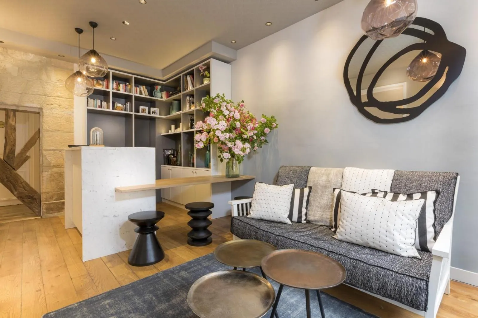 Lobby or reception in Hôtel Jeanne d'Arc Le Marais