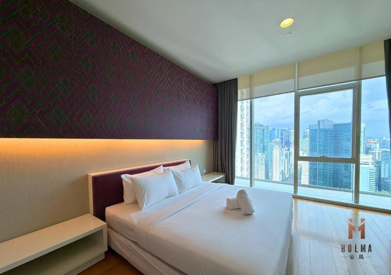 Bedroom, Bed in The Platinum KLCC by Holma