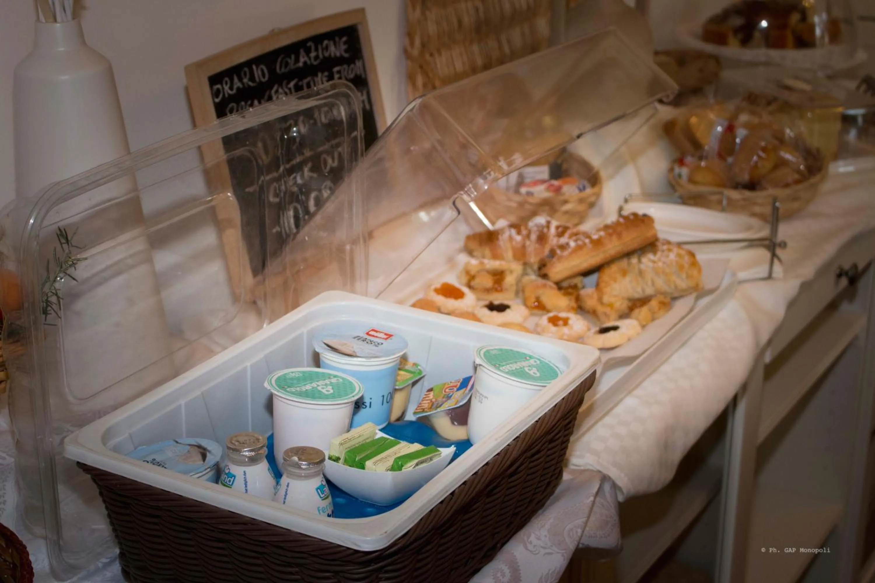 Food and drinks in B&B Villa Nonna Maria