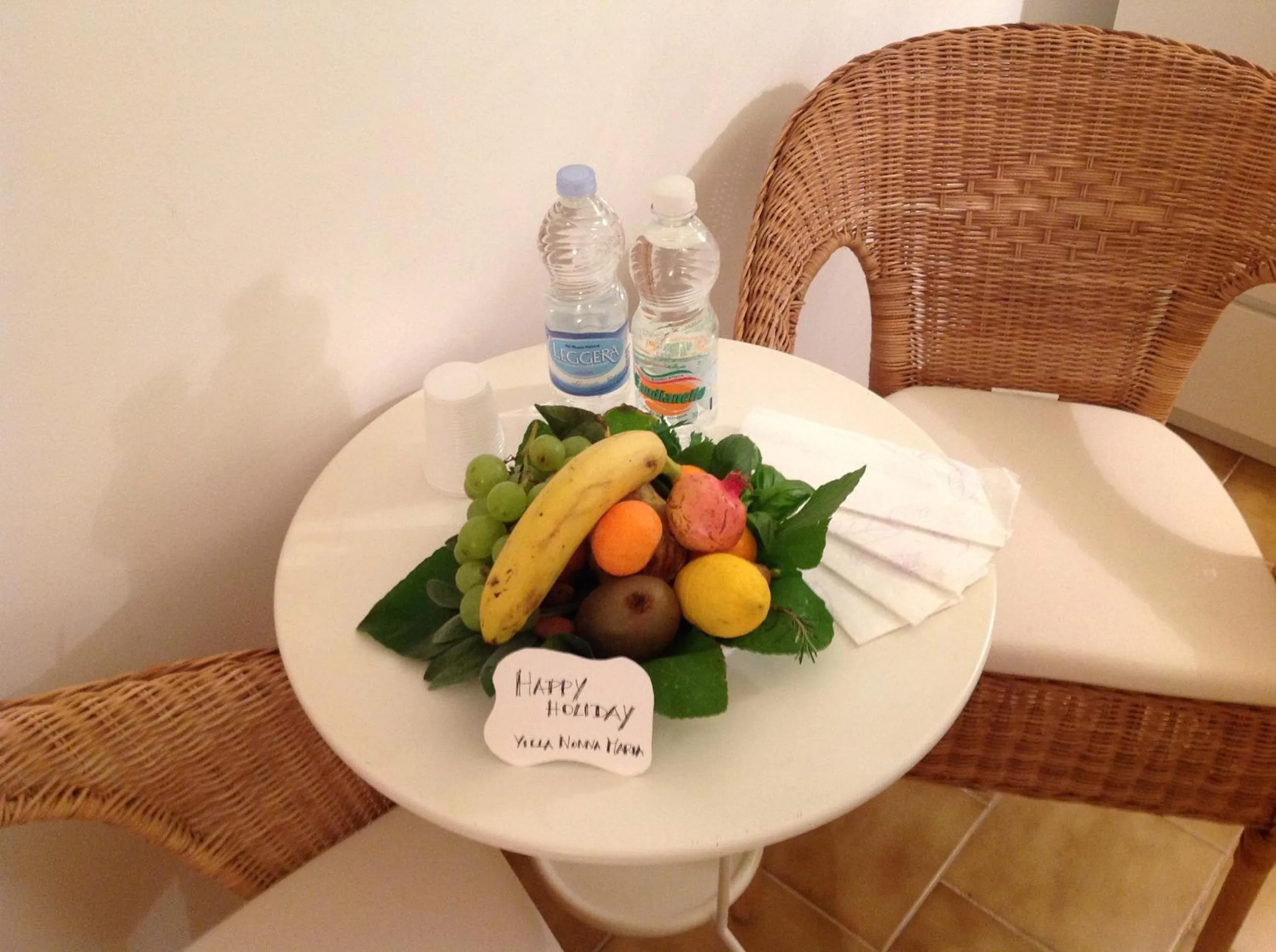 Food and drinks in B&B Villa Nonna Maria