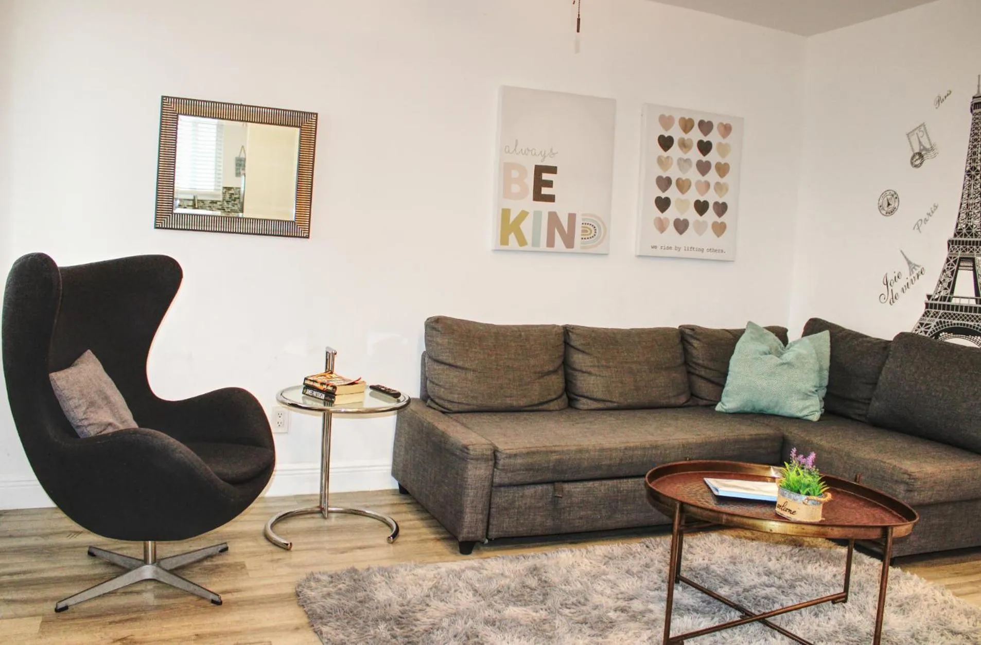 Living room in The Madison by the Gold Nests